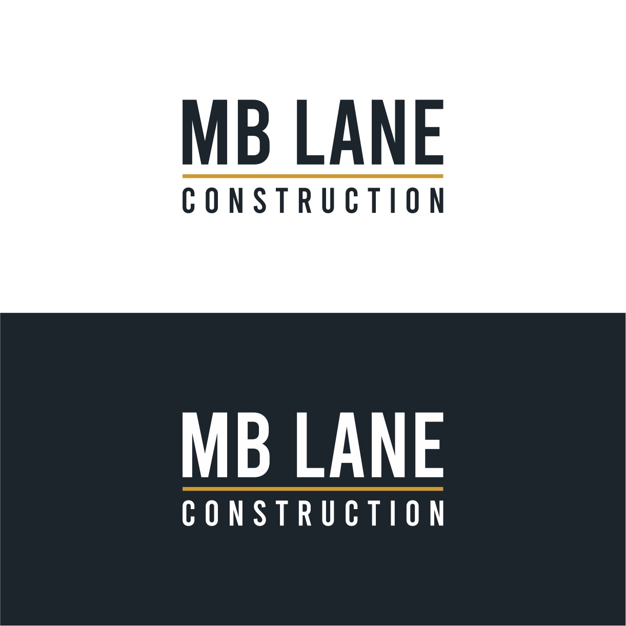 Diseño de Logo por Bingah para MB Lane Construction | Diseño #34092459