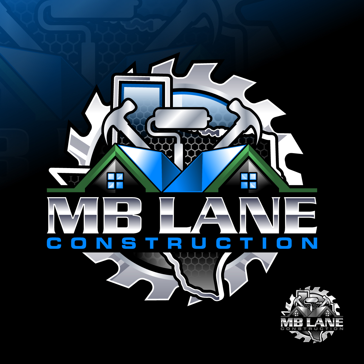Diseño de Logo por Suvendu.S para MB Lane Construction | Diseño #34075925