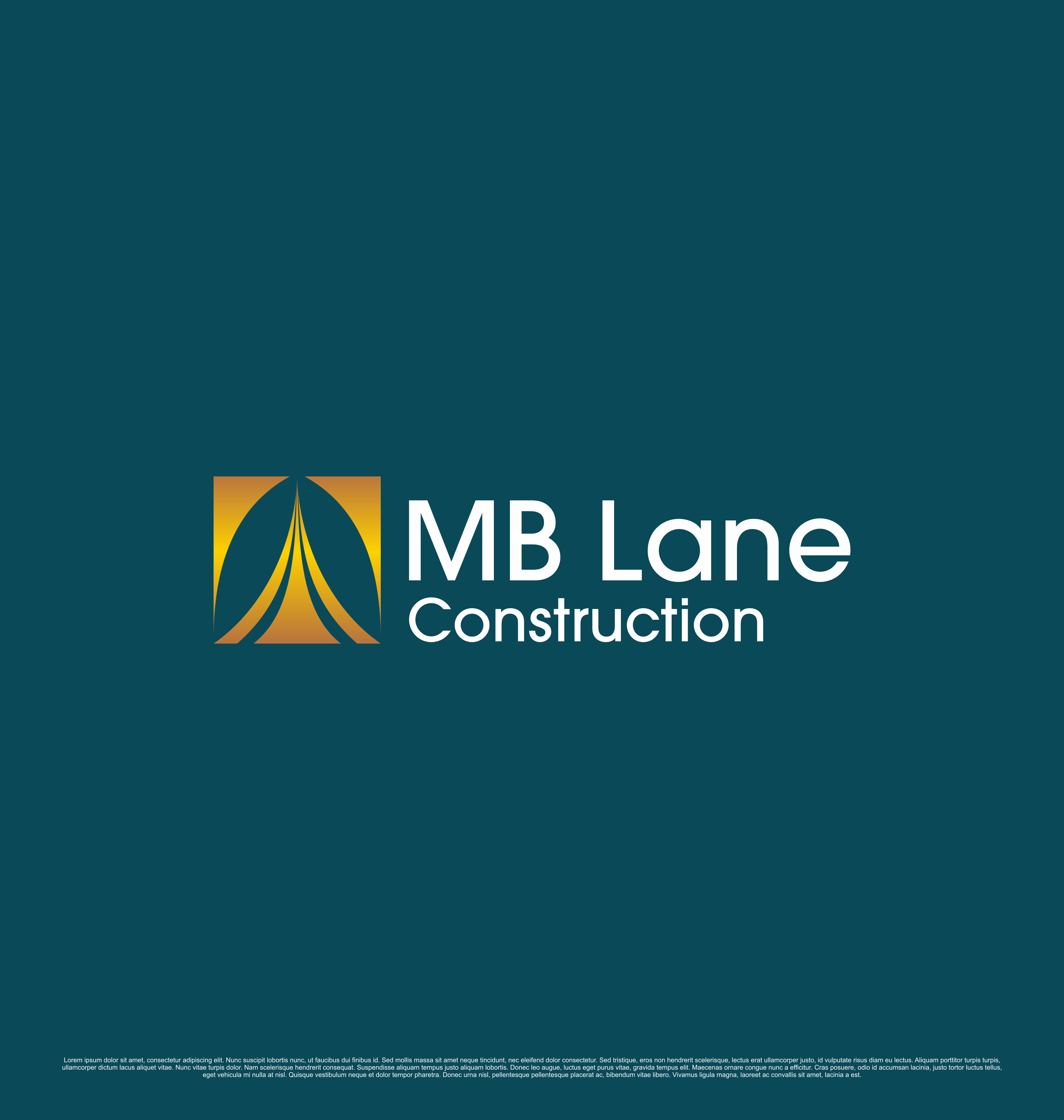 Diseño de Logo por saesean para MB Lane Construction | Diseño #34056535