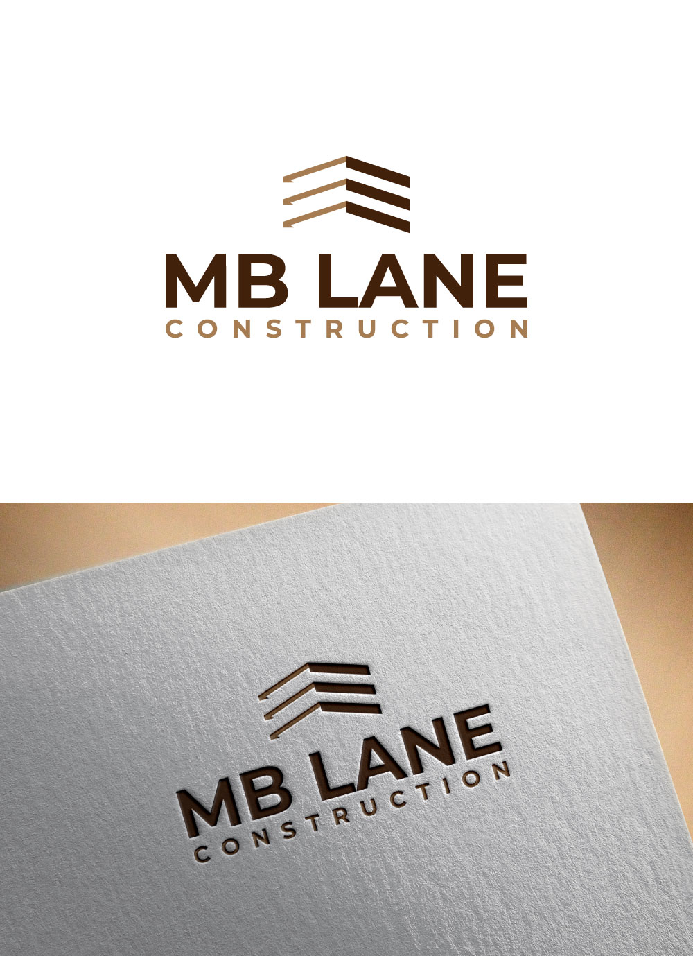 Logo Design by Christopher C for MB Lane Construction | Design #34058409