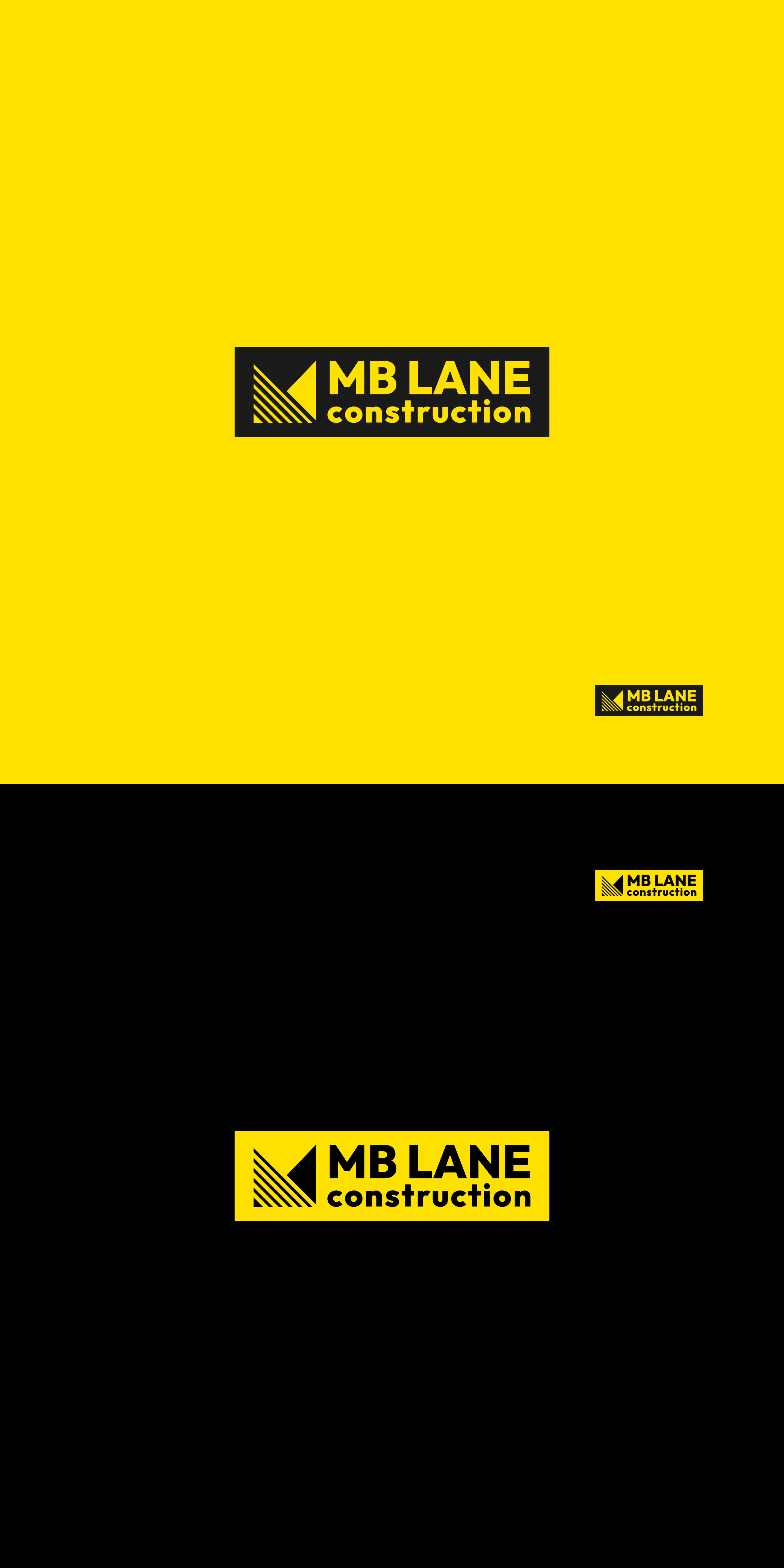 Diseño de Logo por Oxomiya para MB Lane Construction | Diseño #34090099