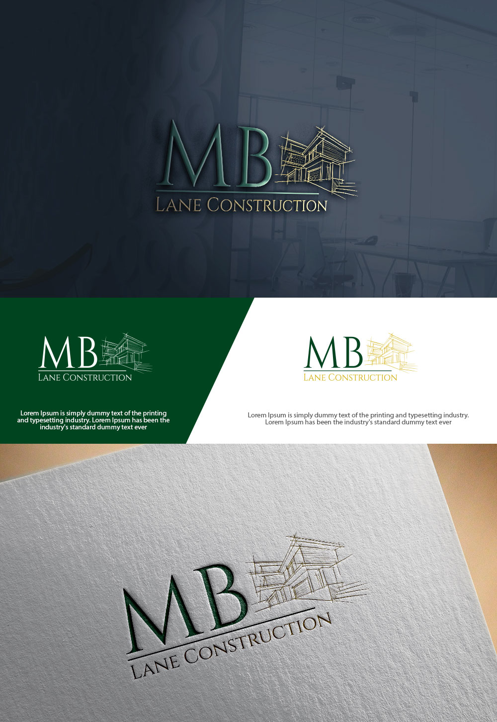 Diseño de Logo por sulemani  creation para MB Lane Construction | Diseño #34048323