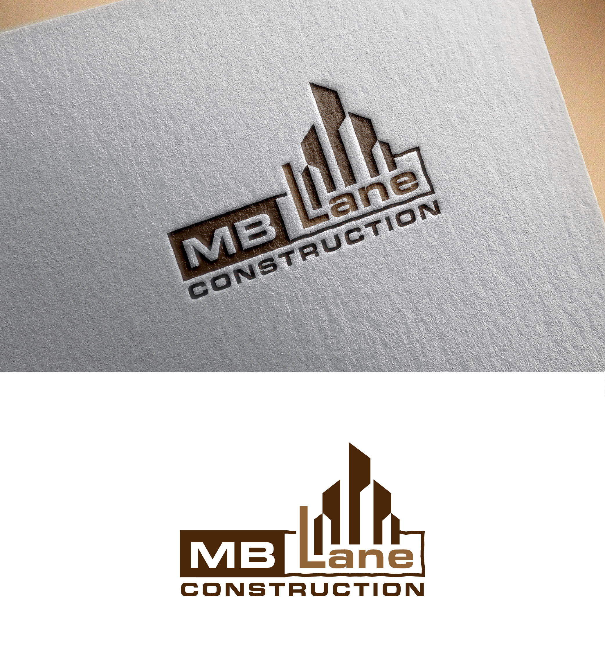 Logo Design by ADBronze for MB Lane Construction | Design #34078981