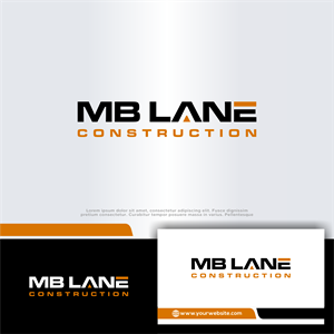 Logo Design by win it for MB Lane Construction | Design: #34047325
