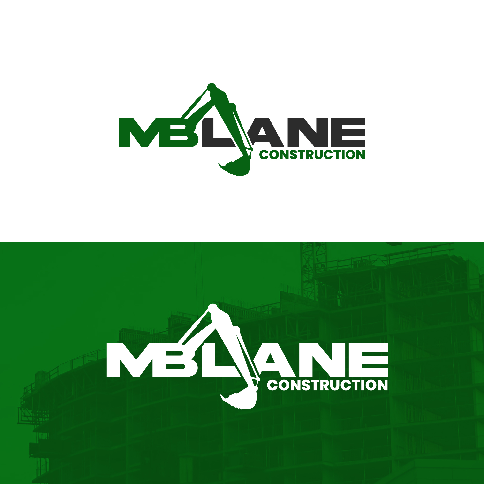 Diseño de Logo por DSCMedia™ para MB Lane Construction | Diseño #34046716