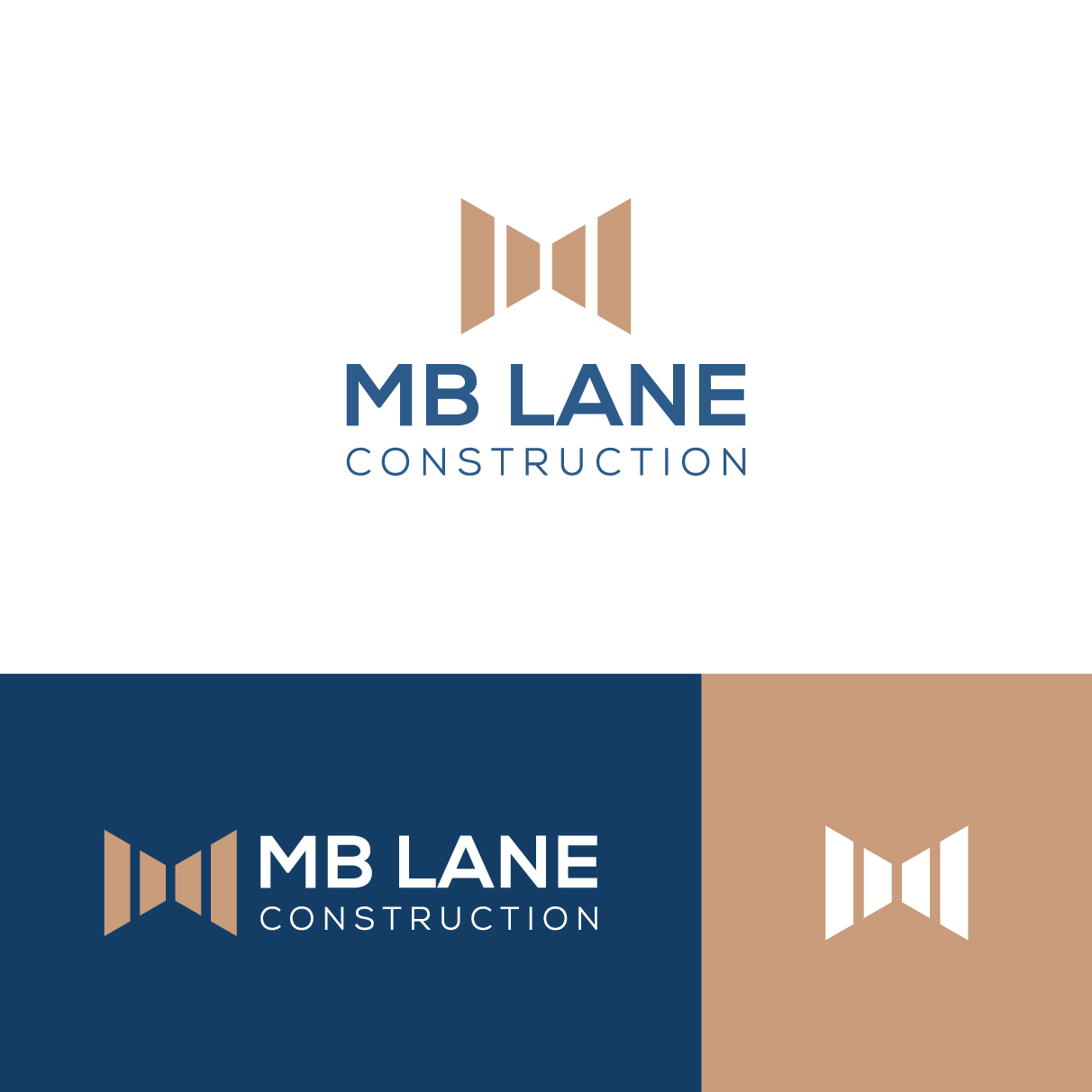 Diseño de Logo por The Lion Studios para MB Lane Construction | Diseño #34045534