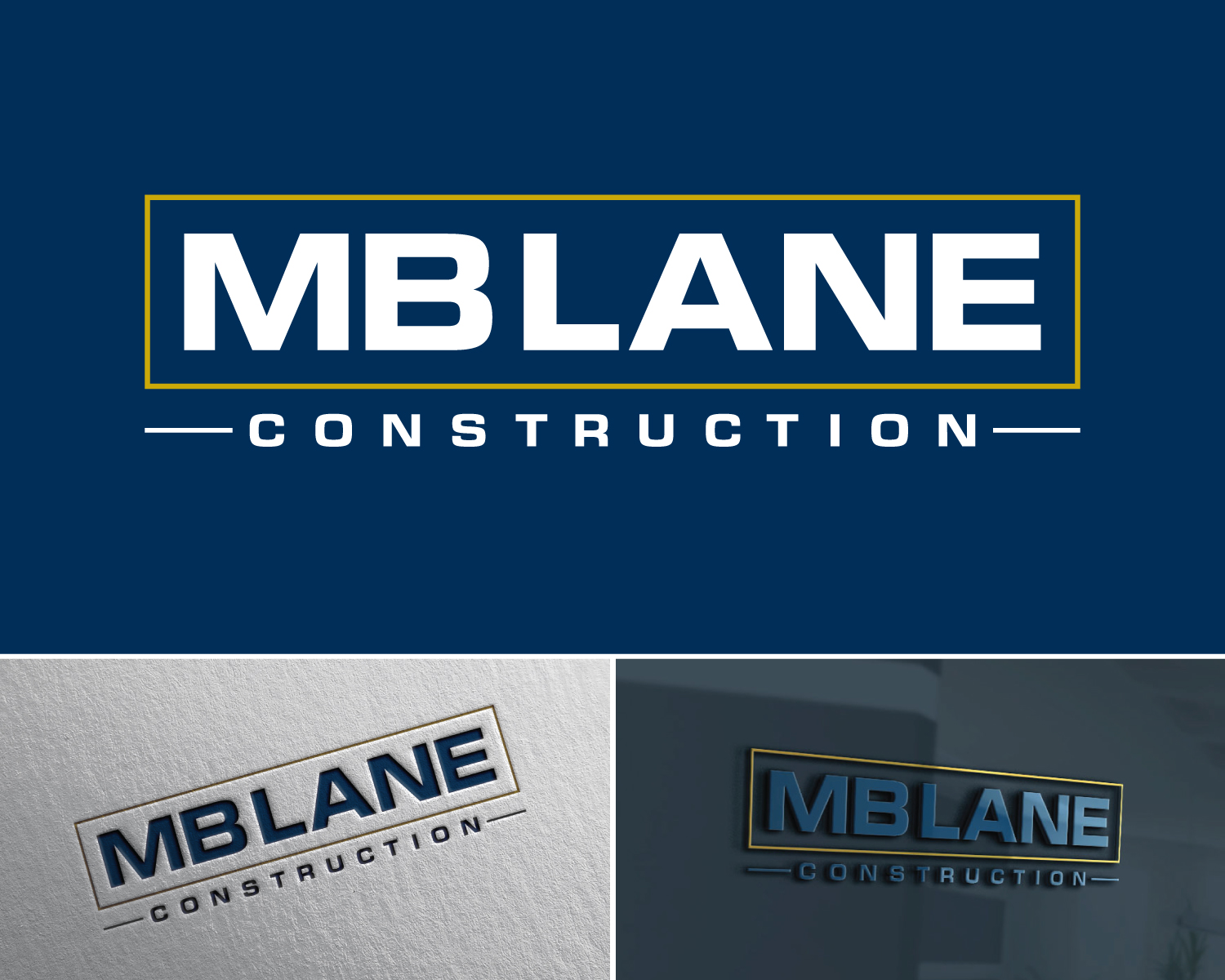 Logo Design by Atec for MB Lane Construction | Design #34057977
