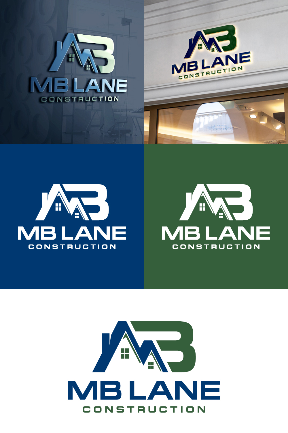 Diseño de Logo por Znuj Esilas para MB Lane Construction | Diseño #34088521