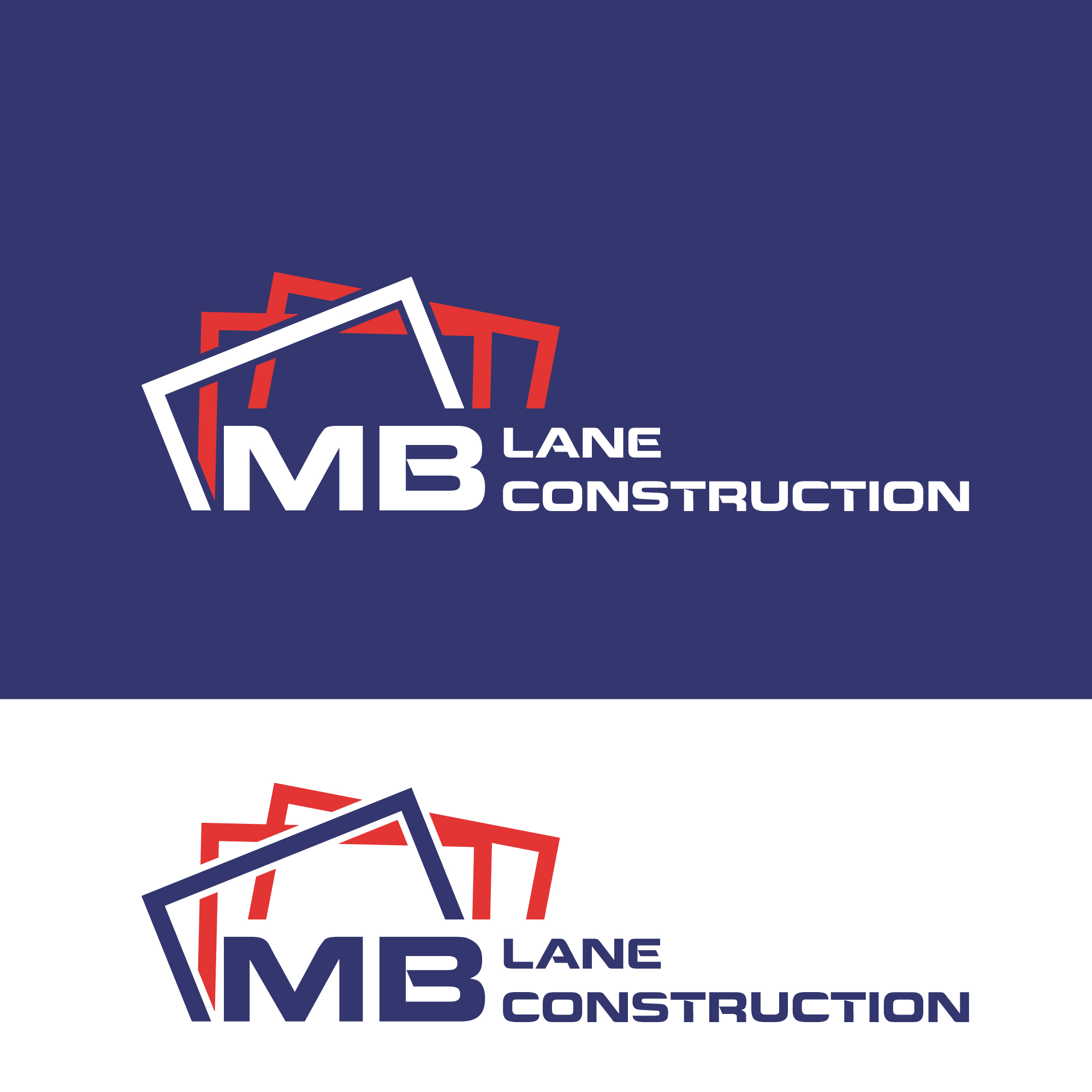 Diseño de Logo por UMBRA Designs para MB Lane Construction | Diseño #34044462
