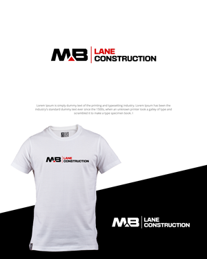 Logo Design by MX LogoArt for MB Lane Construction | Design: #34055026
