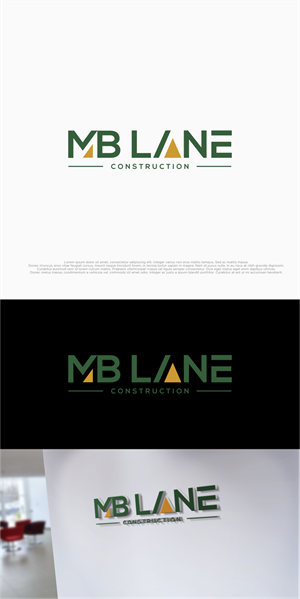 Design de Logo par shiroRo pour MB Lane Construction | Design : #34091541