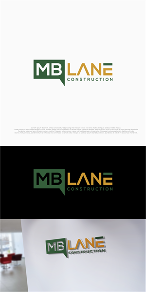 Design de Logo par shiroRo pour MB Lane Construction | Design : #34091545