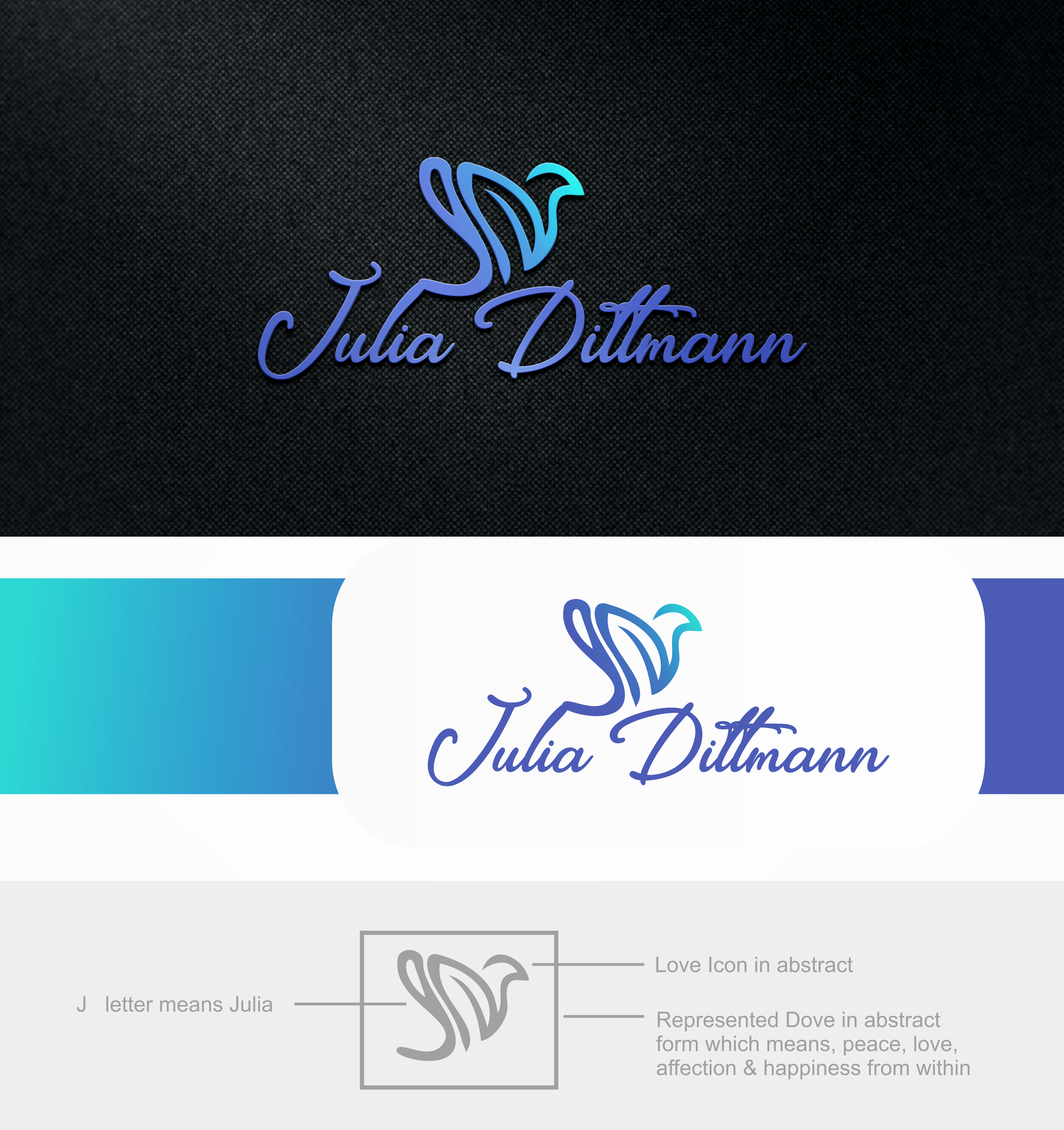 Logo Design by Adeikhan for Julia Dittmann | Design #34051668