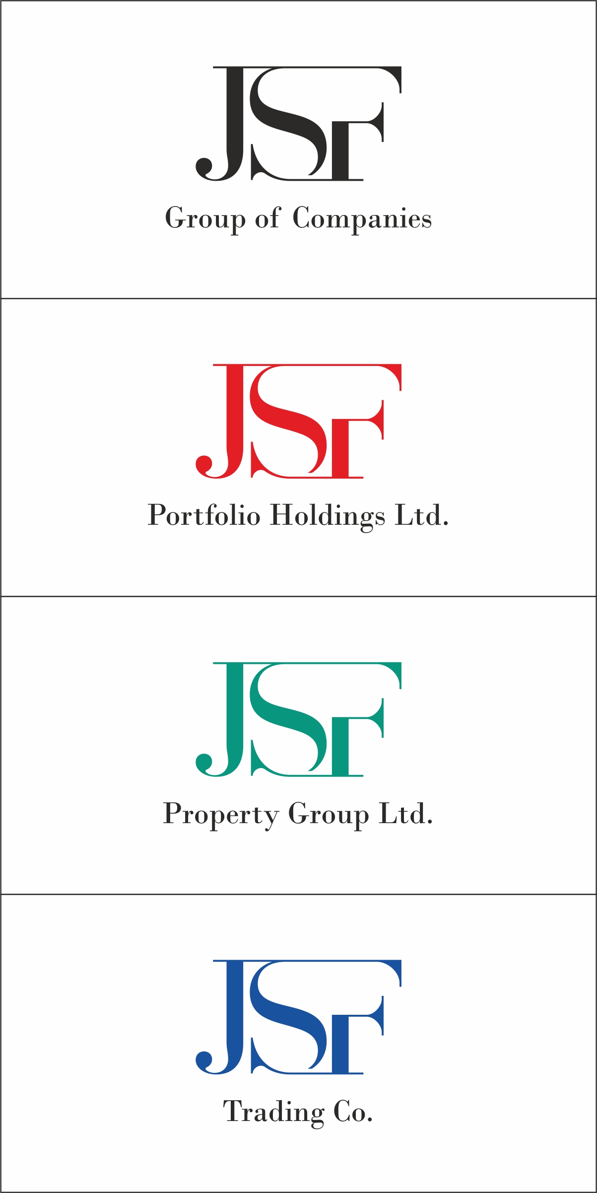 Logo Design by Robert Macwan for JSF Property Group | Design #34134287