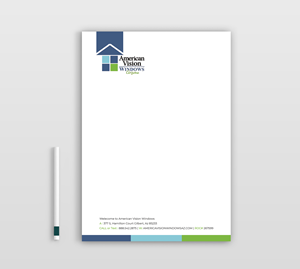 Letterhead Design by Expert Bappy for American Vision Windows Arizona | Design: #34231620