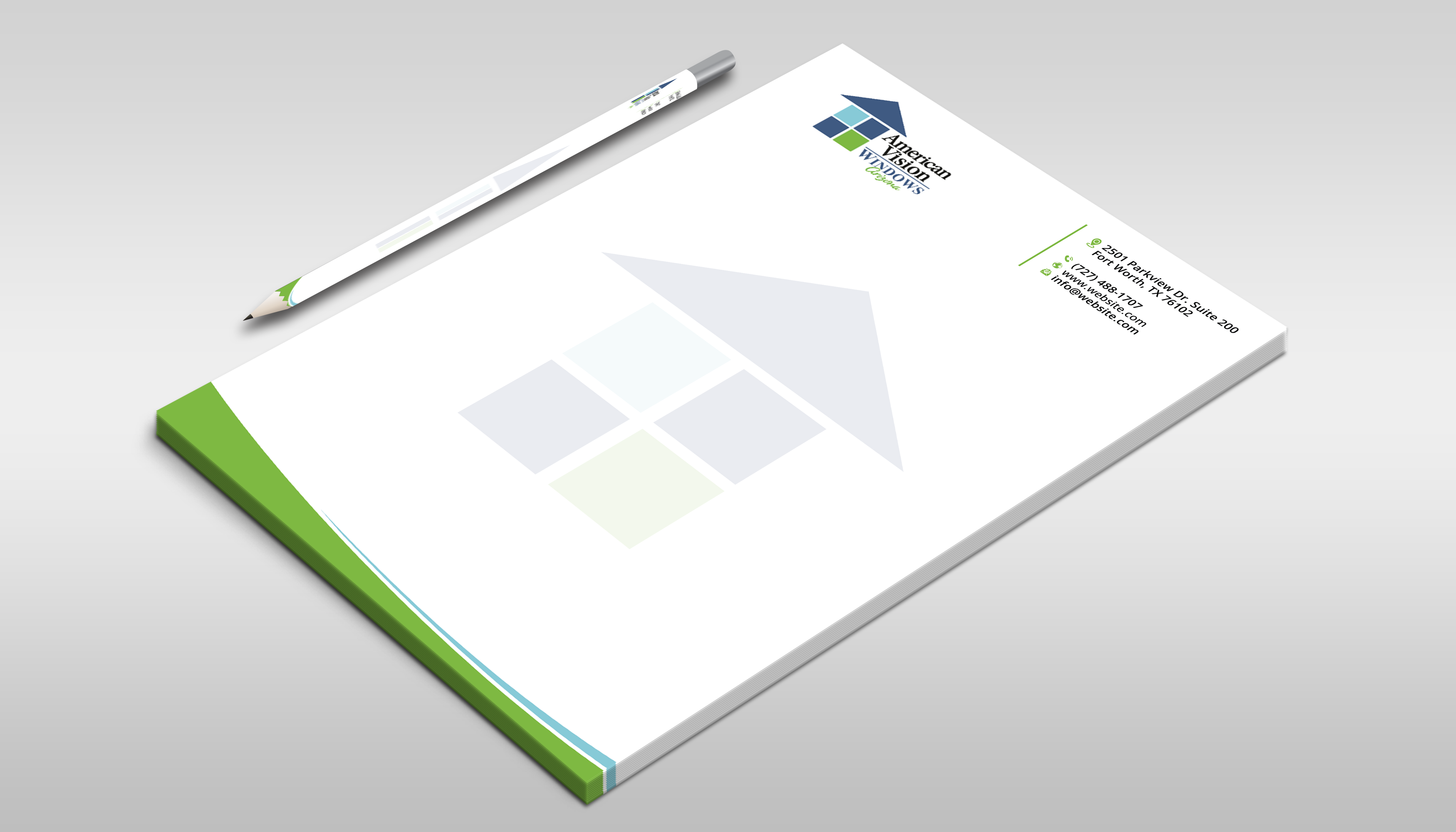 Letterhead Design by DesignerShahadat for American Vision Windows Arizona | Design #34052324