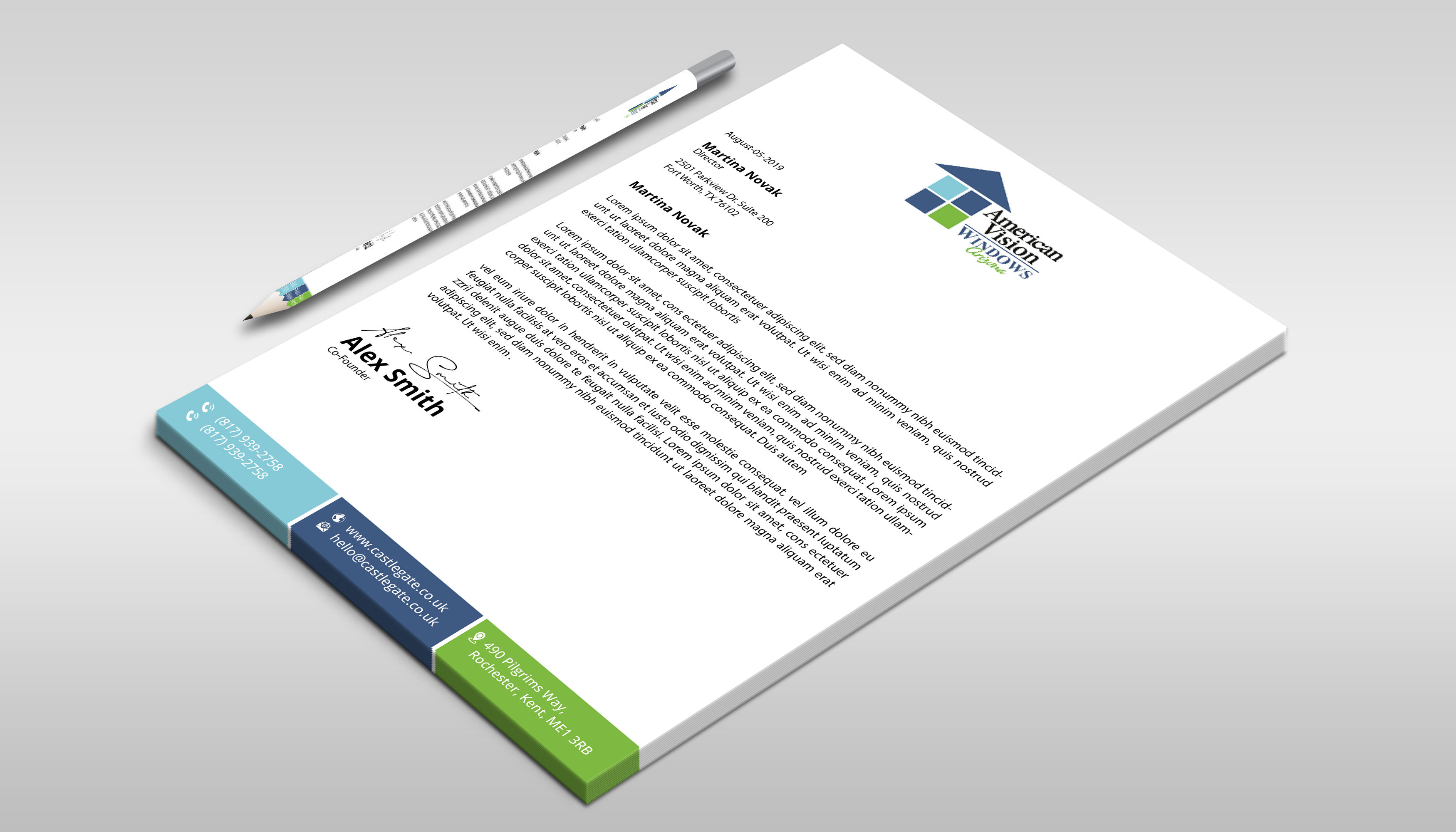 Design En-Tête par DesignerShahadat pour American Vision Windows Arizona | Design #34052419