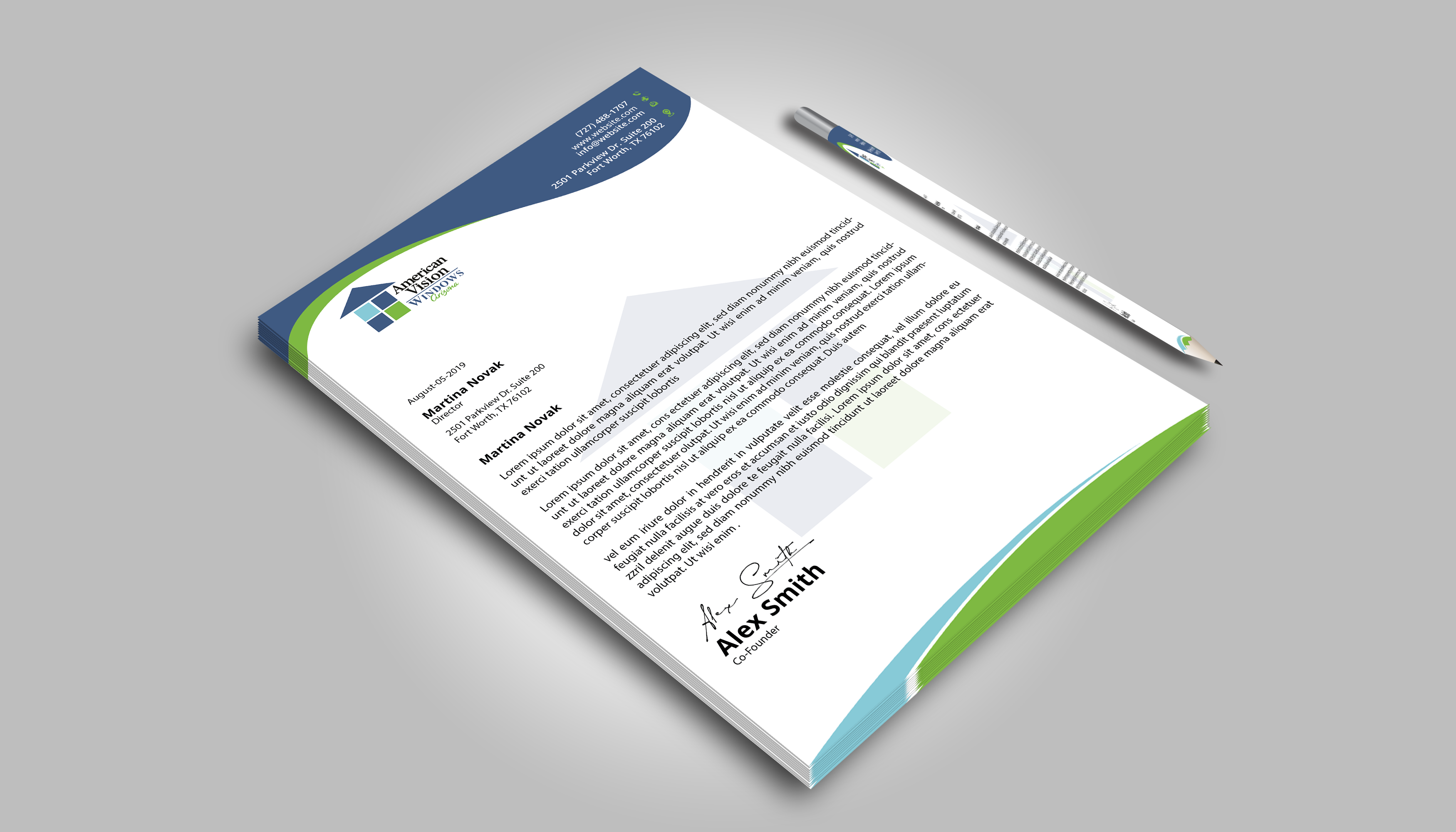 Design En-Tête par DesignerShahadat pour American Vision Windows Arizona | Design #34054788