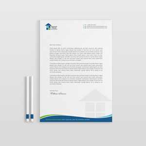Letterhead Design by Pinar® for American Vision Windows Arizona | Design #34060279
