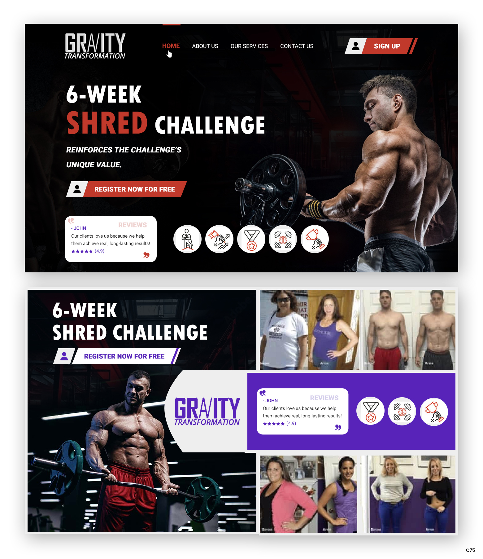 Web Design by pb for this project | Design #34059007