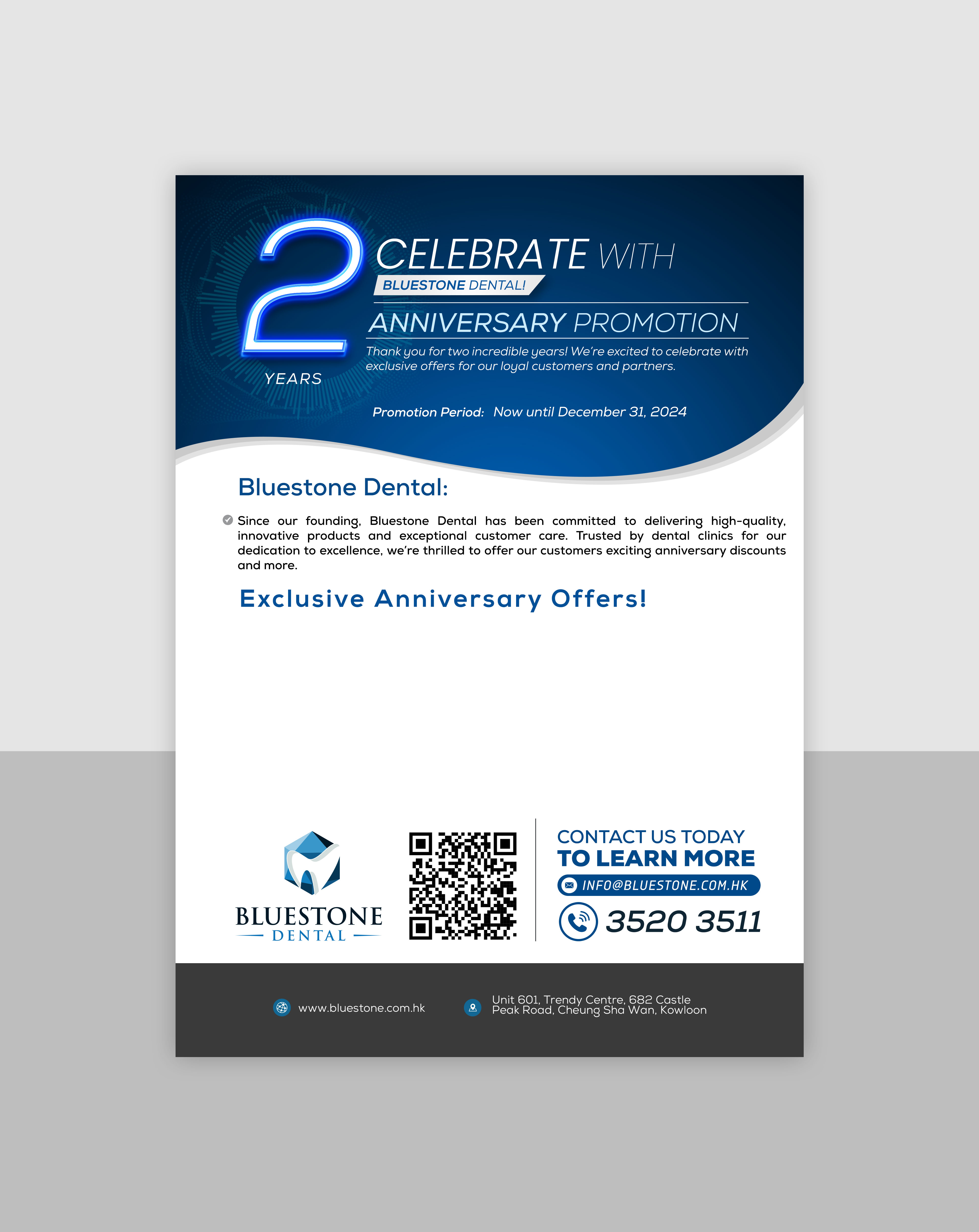 Flyer Design by HeshanKavinda for Axon Dental Solutions | Design #34053178