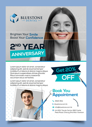 Flyer Design by Graphic Guy for Axon Dental Solutions | Design #34051482