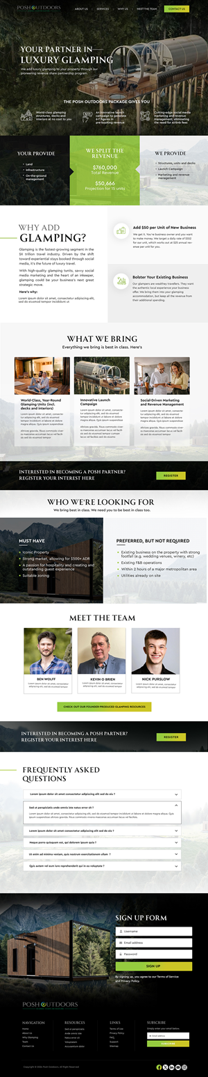 Web Design by Blue Sparrow for this project | Design: #34065160