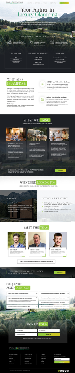 Web Design by Blue Sparrow for this project | Design: #34067377