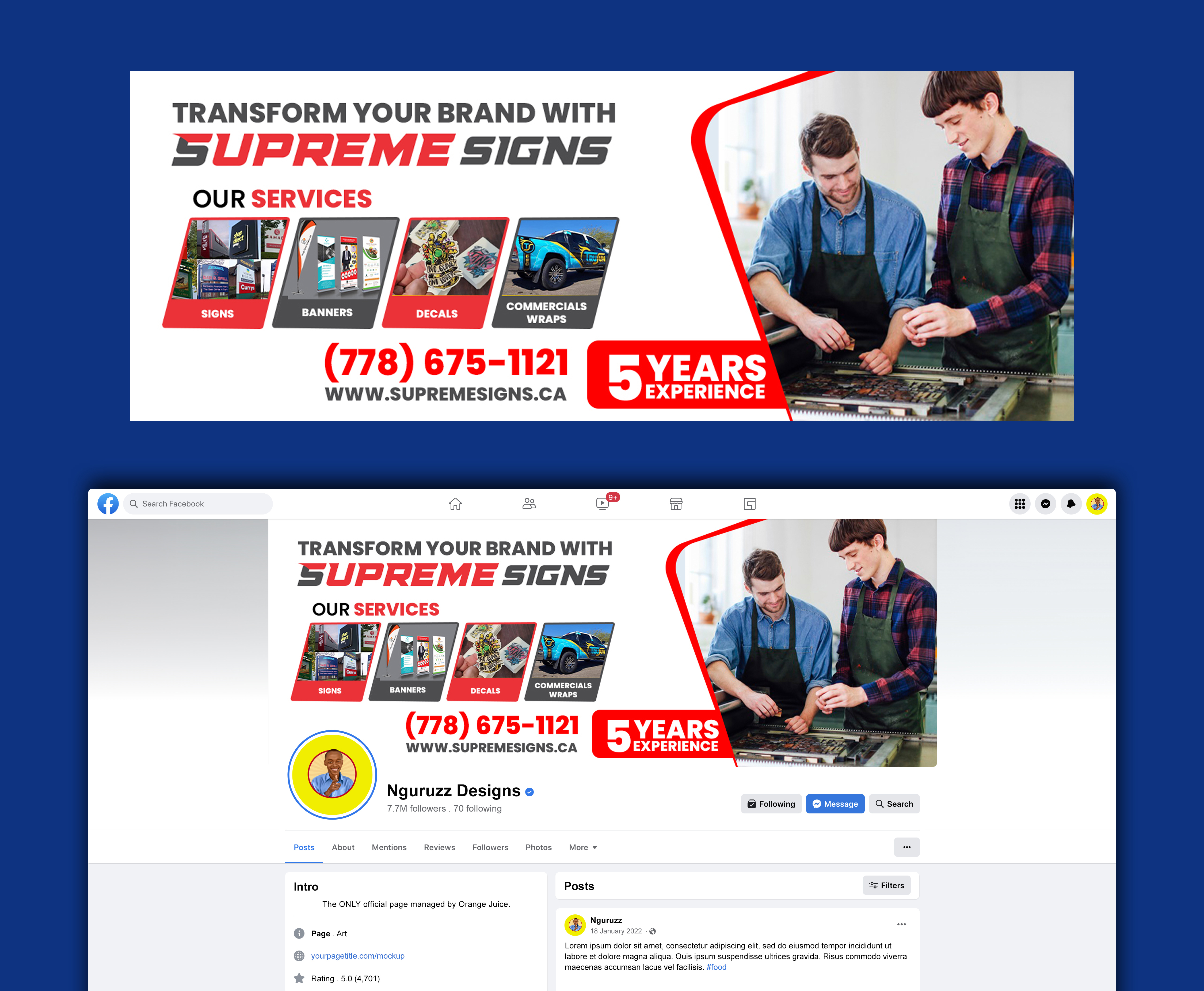 Banner-Design von nguruzzdng für dieses Projekt | Design #34076720