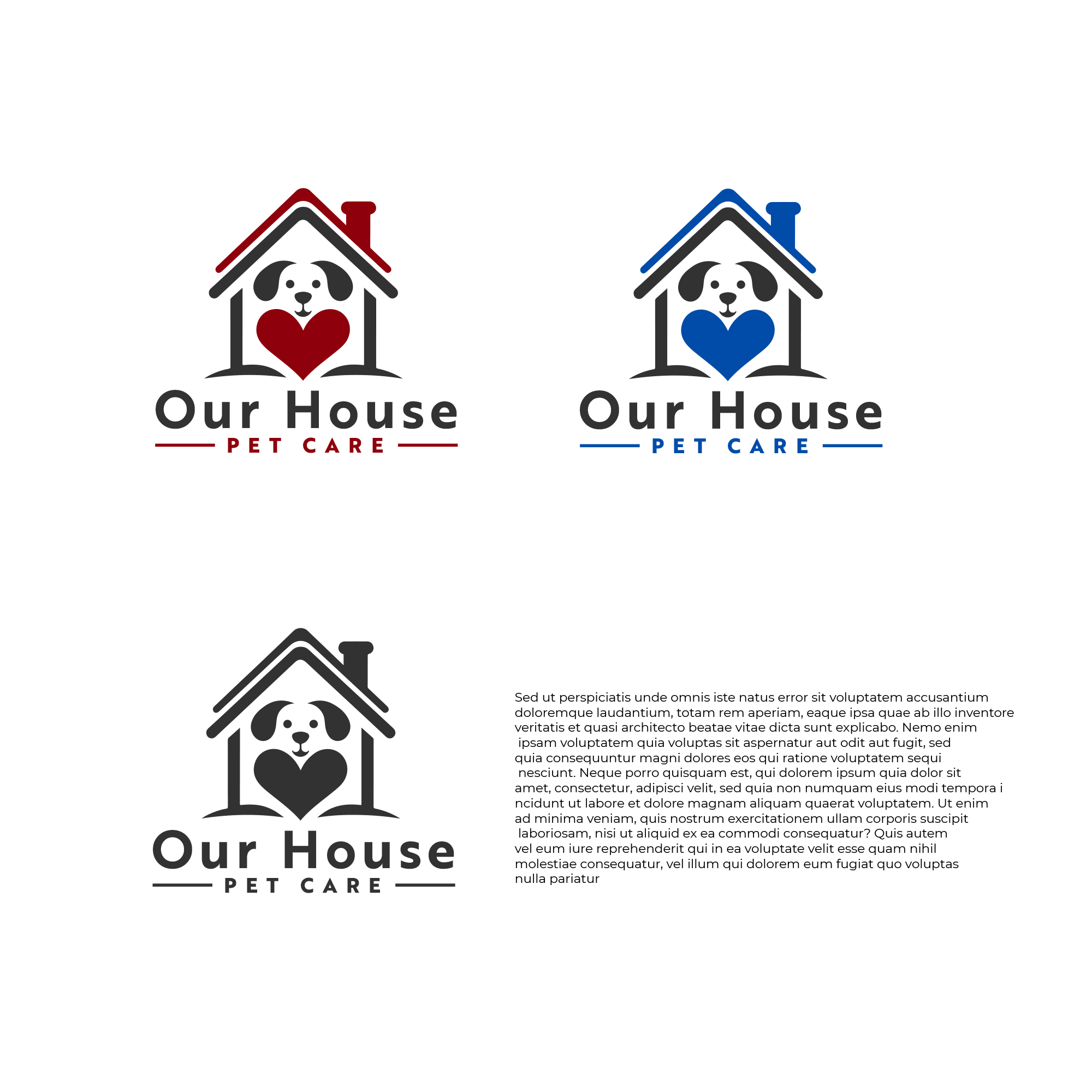 Diseño de Logo por Jelena B para Our House Pet Care | Diseño #34053187
