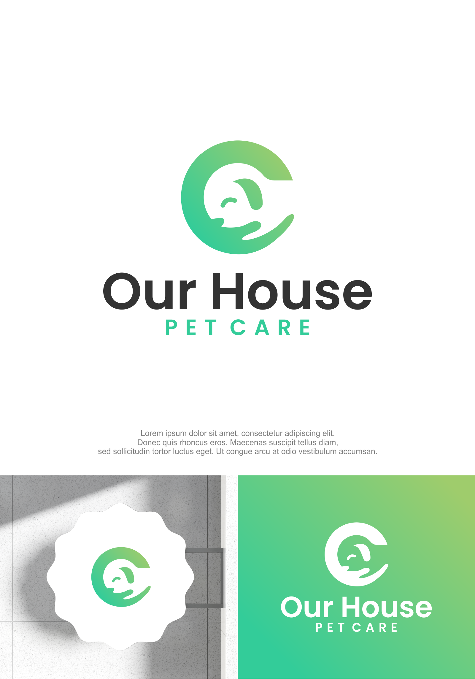 Diseño de Logo por M.Syaiful Huda para Our House Pet Care | Diseño #34054143