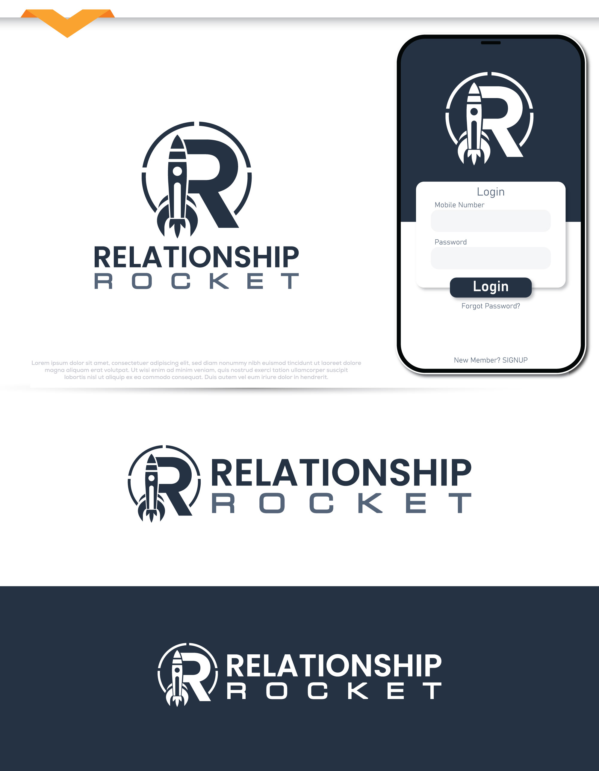Logo Design by Pilot_DesignR™ for Relationship Rocket | Design #34064960