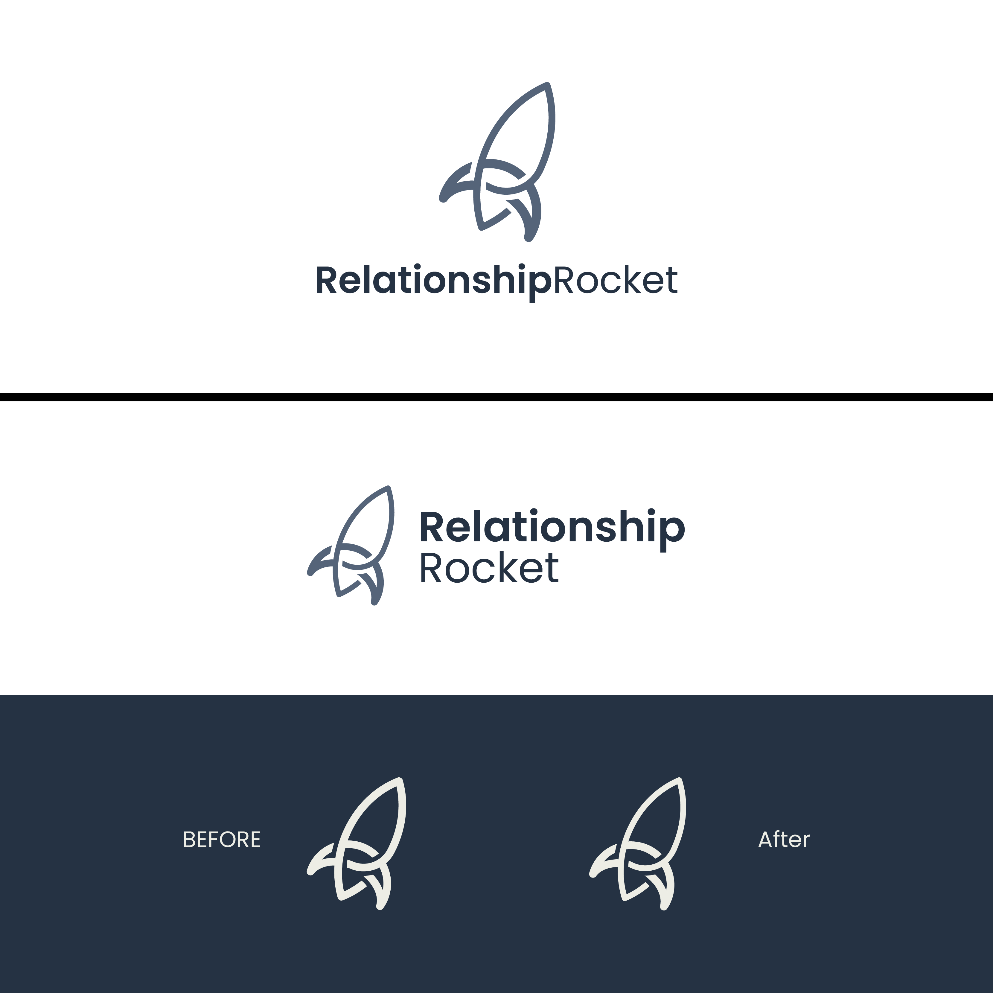 Logo Design by Boril Std for Relationship Rocket | Design #34200790