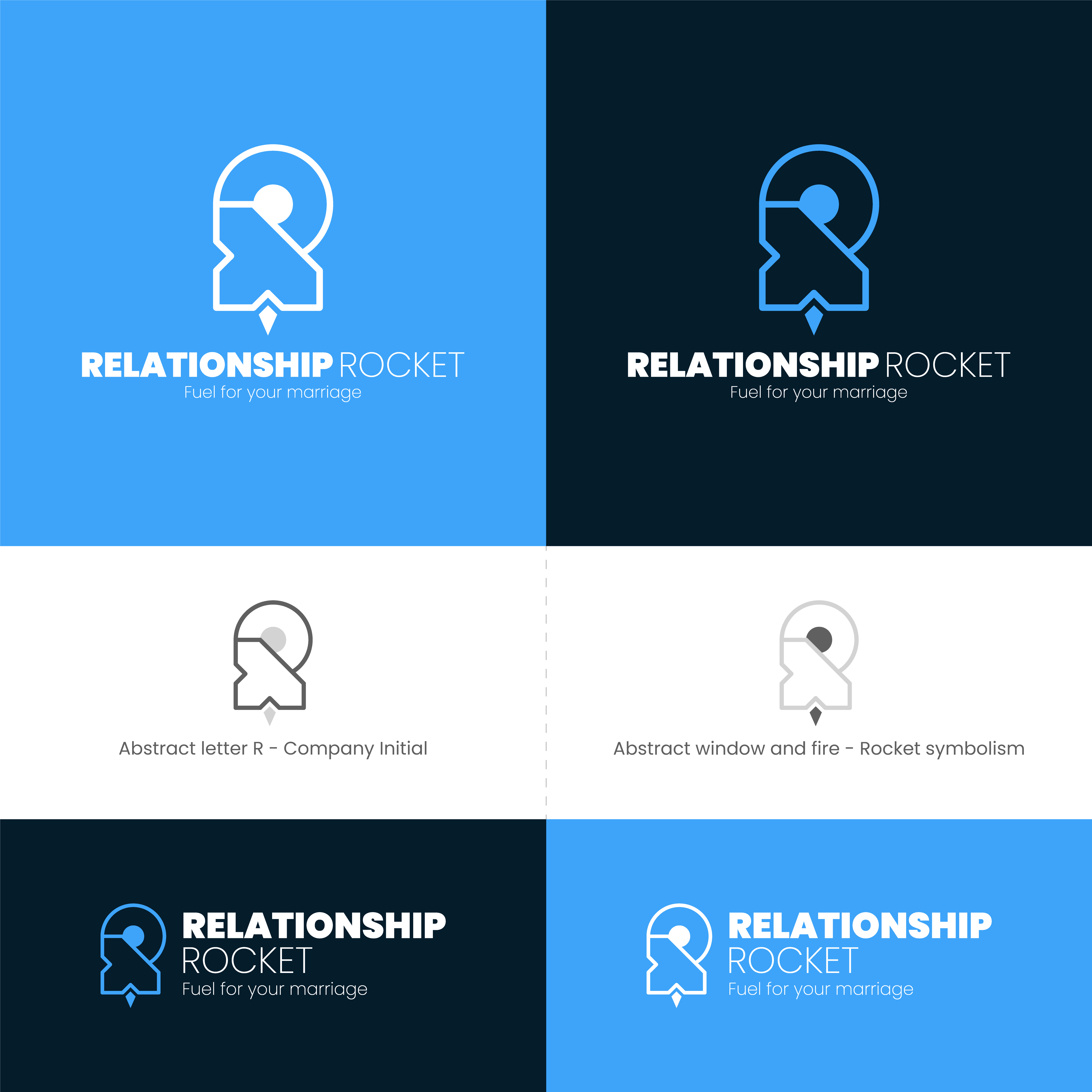 Logo Design by Marfua Islam for Relationship Rocket | Design #34080033