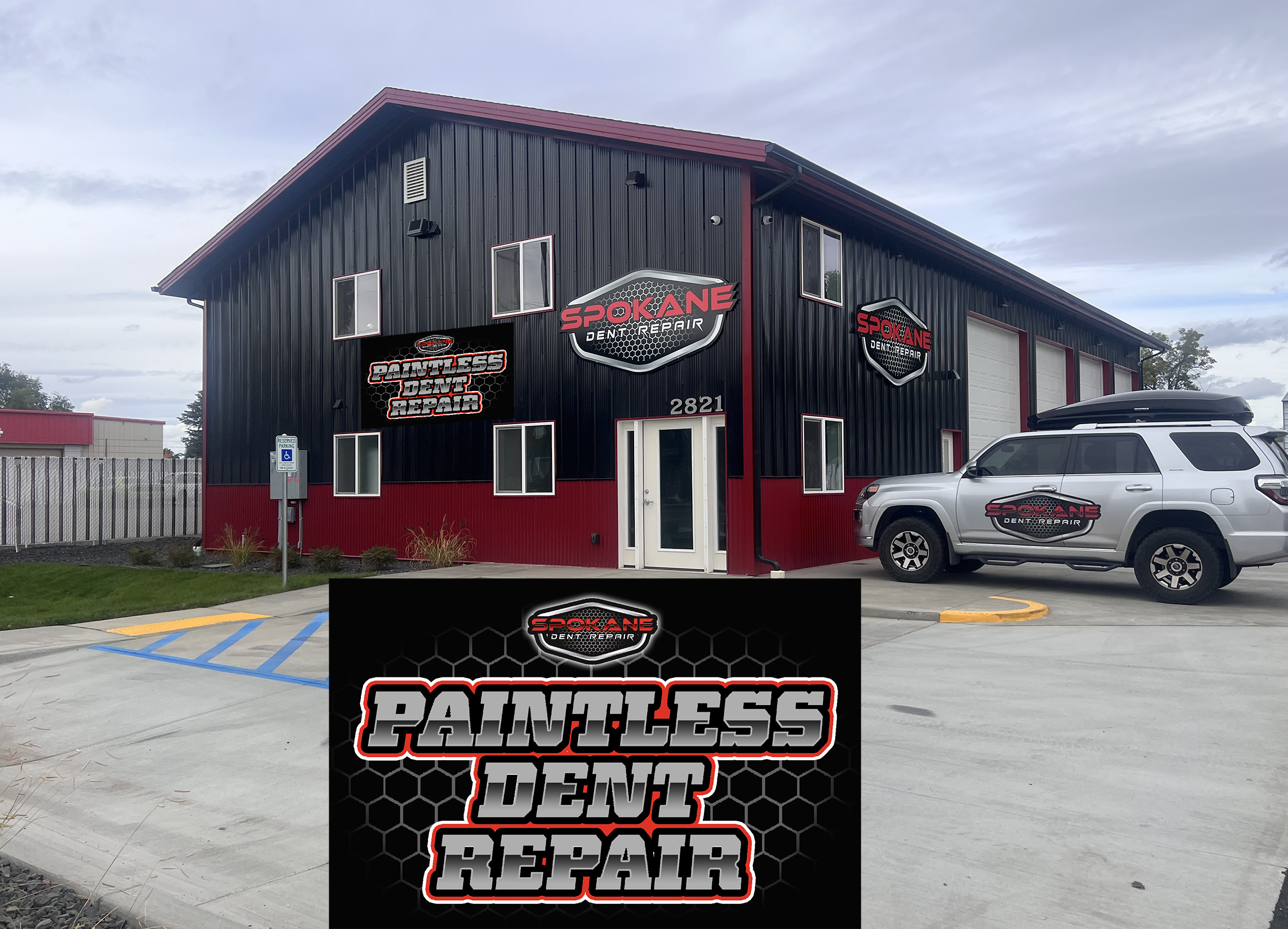 Signage Design by JKIANN08 for Spokane Dent Repair  | Design #34073232
