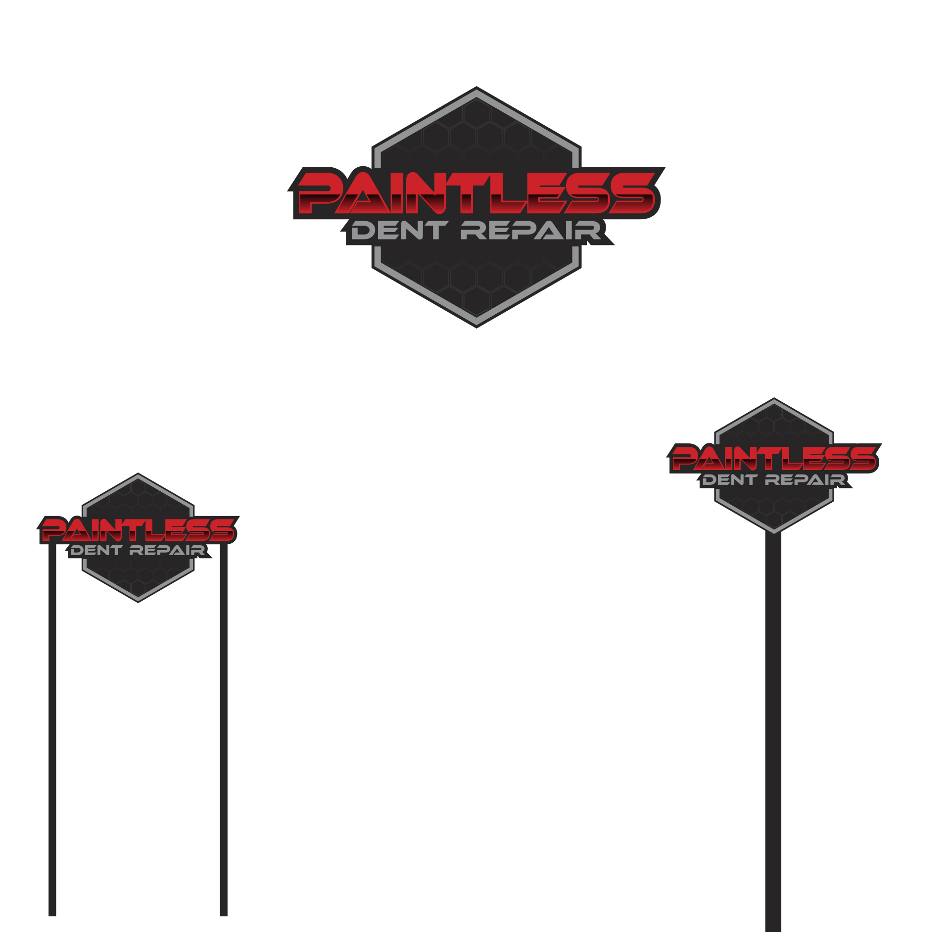 Signage Design by 3i55ej for Spokane Dent Repair  | Design #34096193