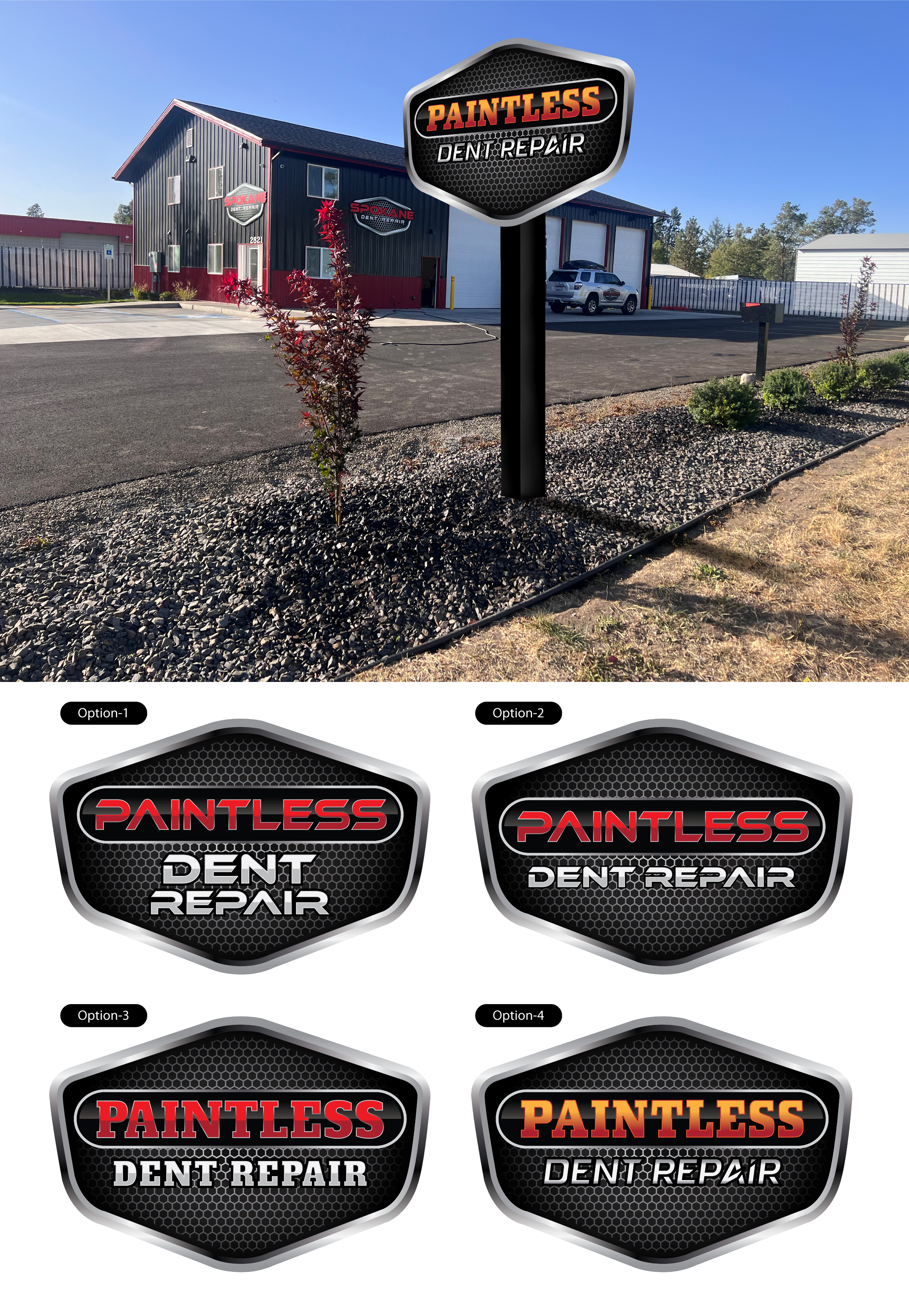Signage Design by Impressive Designs for Spokane Dent Repair  | Design #34061729
