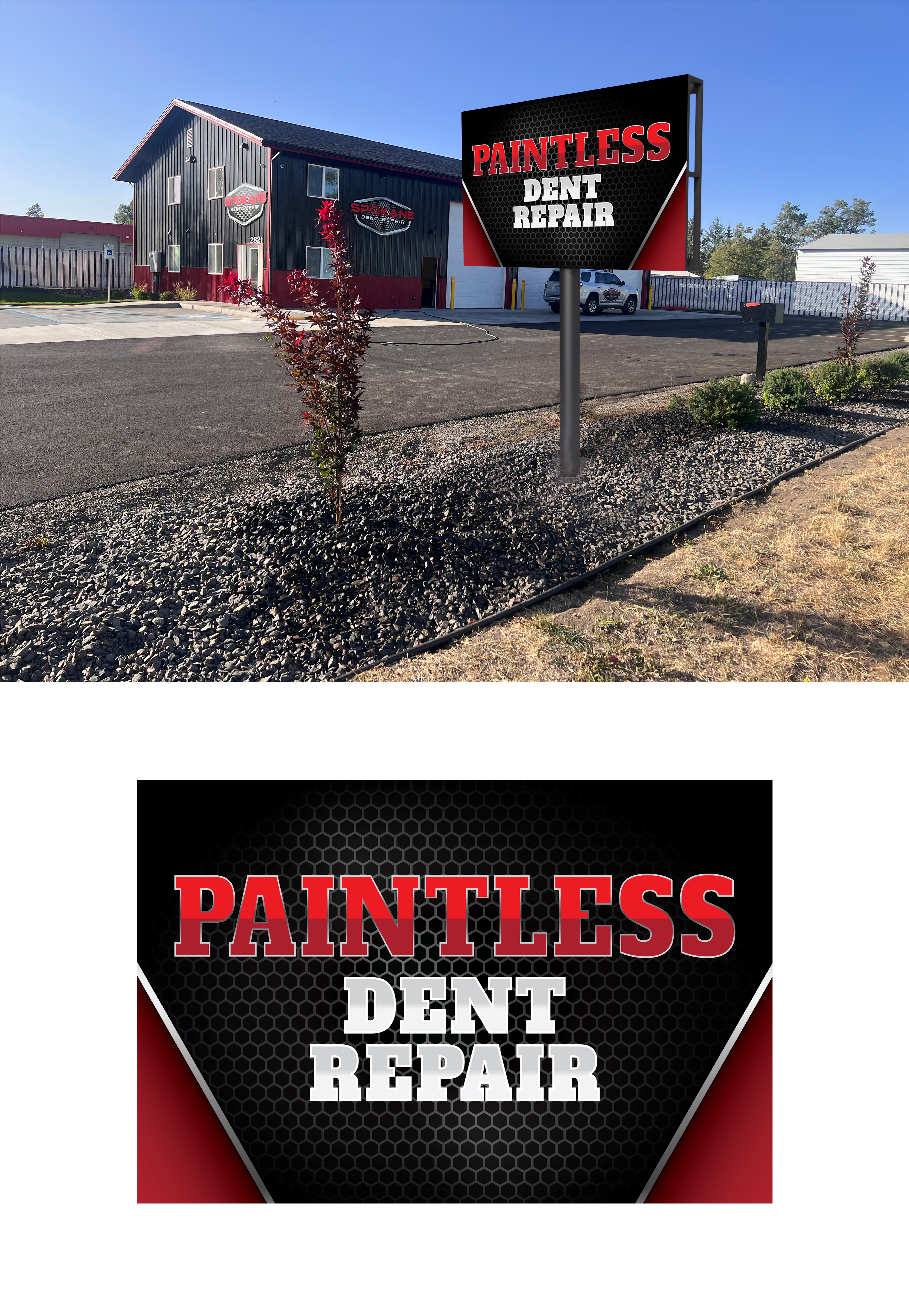Signage Design by Impressive Designs for Spokane Dent Repair  | Design #34061730