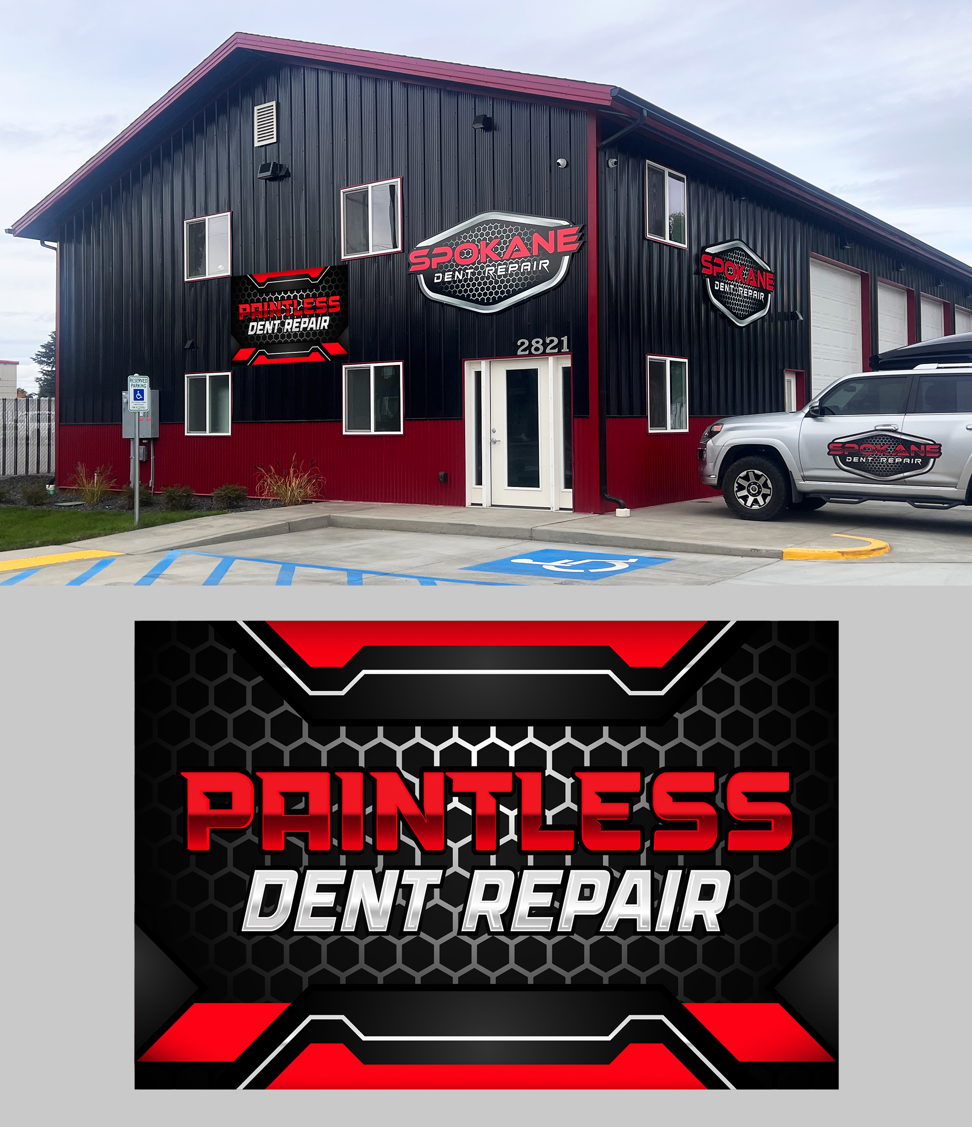 Signage Design by Dzhafir for Spokane Dent Repair  | Design #34064870