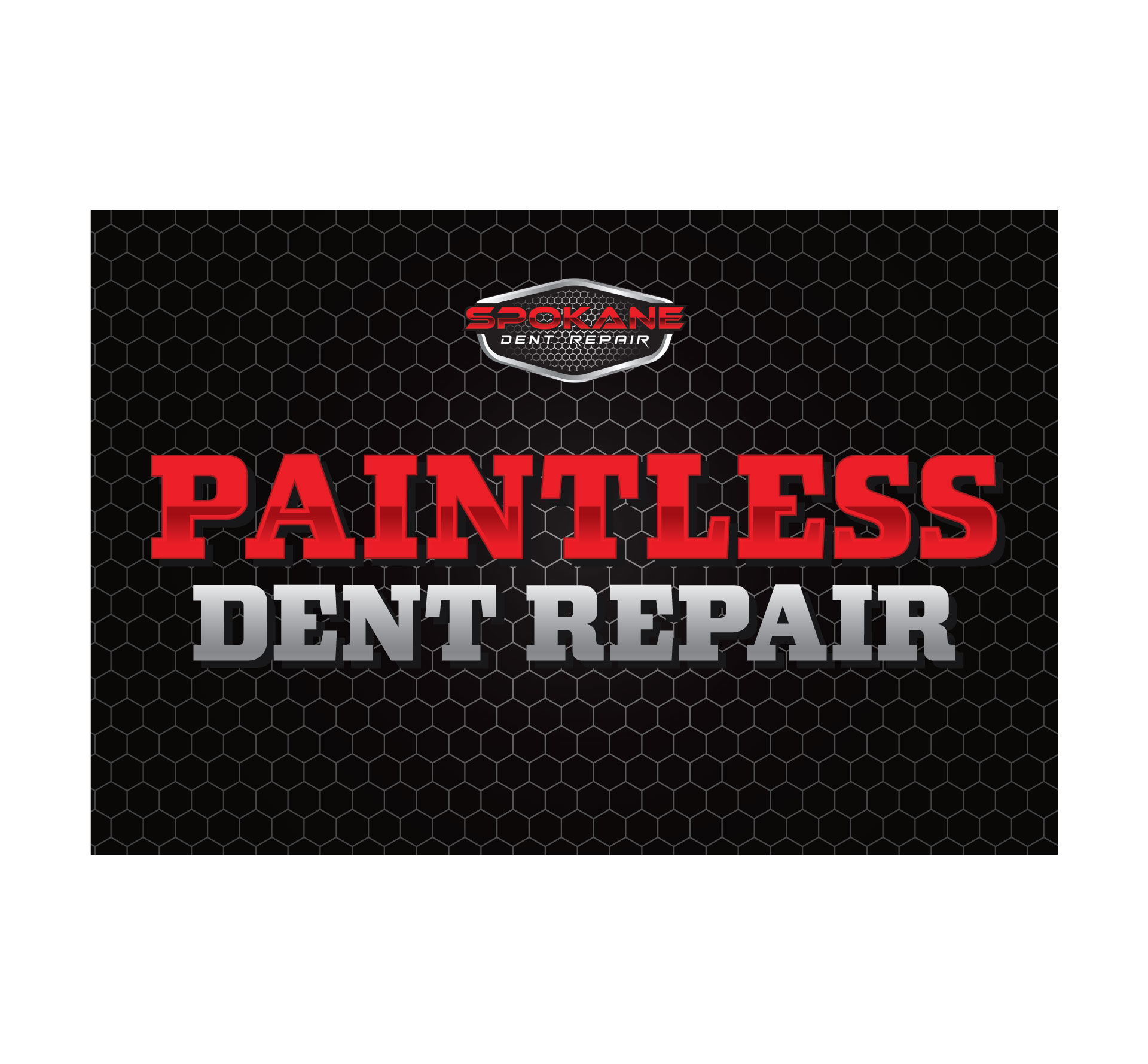 Signage Design by Fajr. for Spokane Dent Repair  | Design #34061731