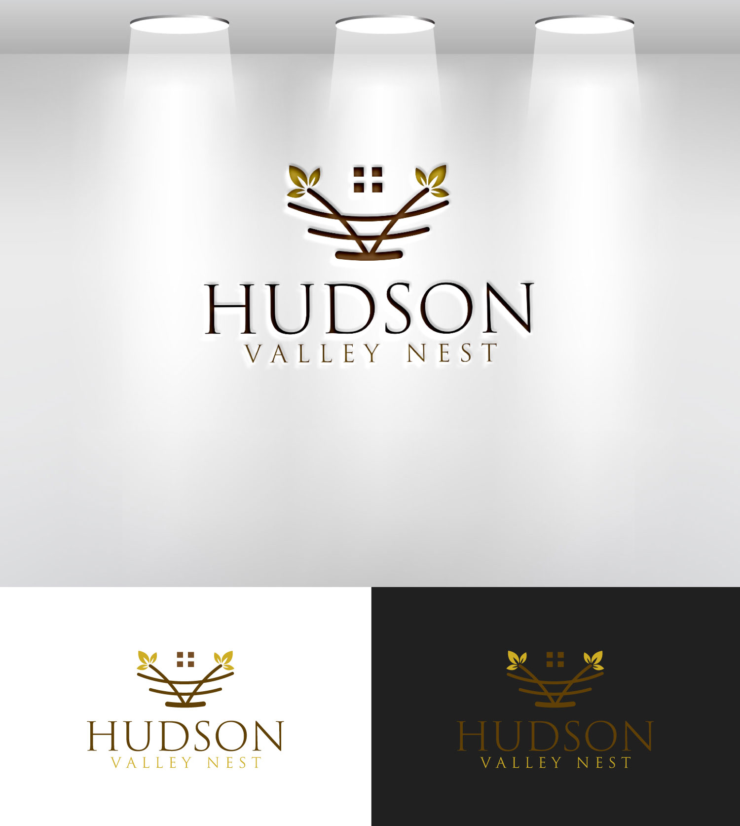 Logo Design by Mi Design1 for Hudson Valley Nest | Design #34057074