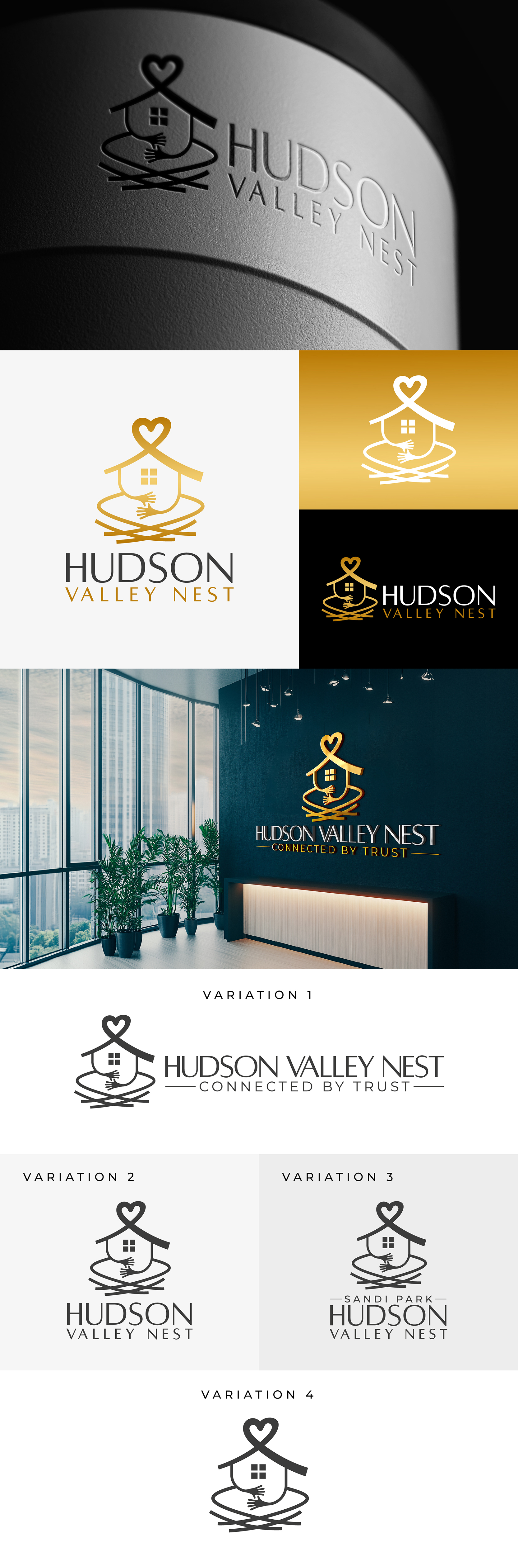 Logo-Design von PixelUP Graphics für Hudson Valley Nest | Design #34057365