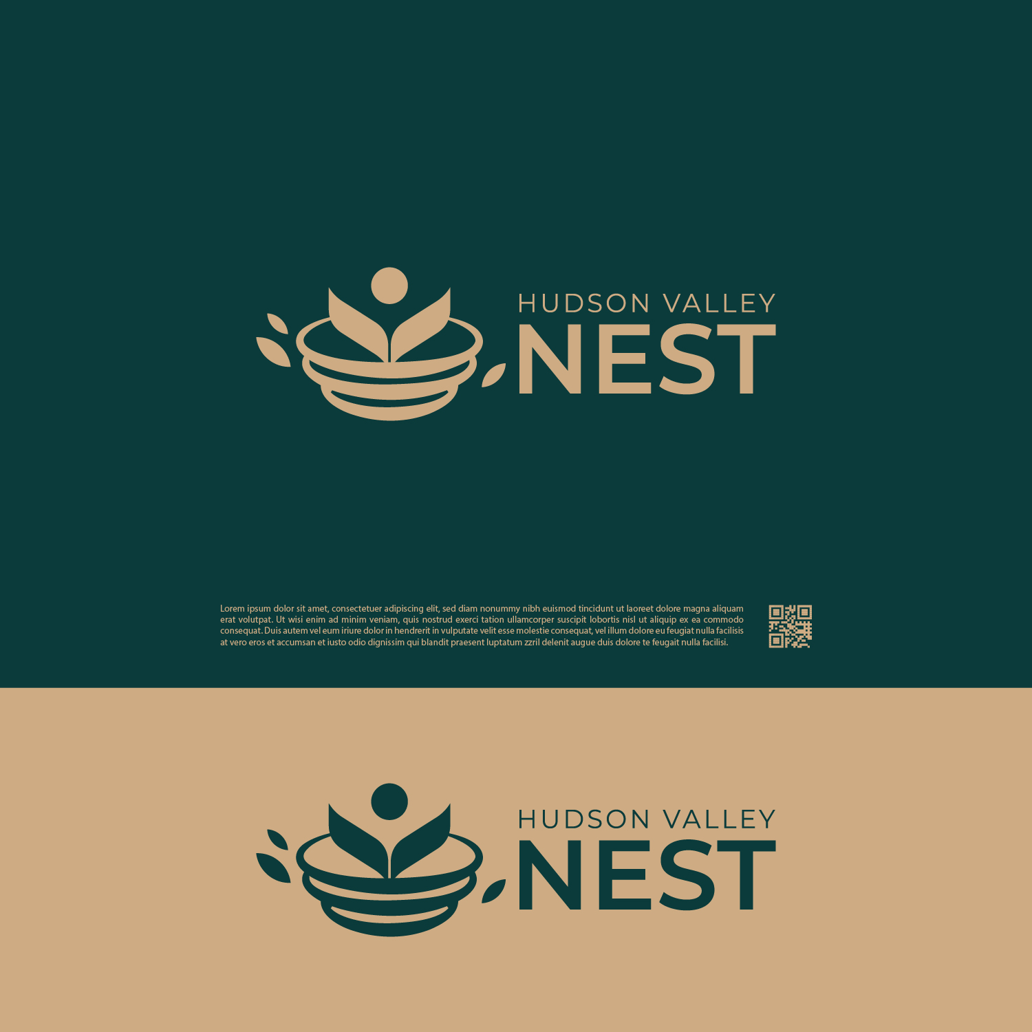 Logo Design by Echelon for Hudson Valley Nest | Design #34056184