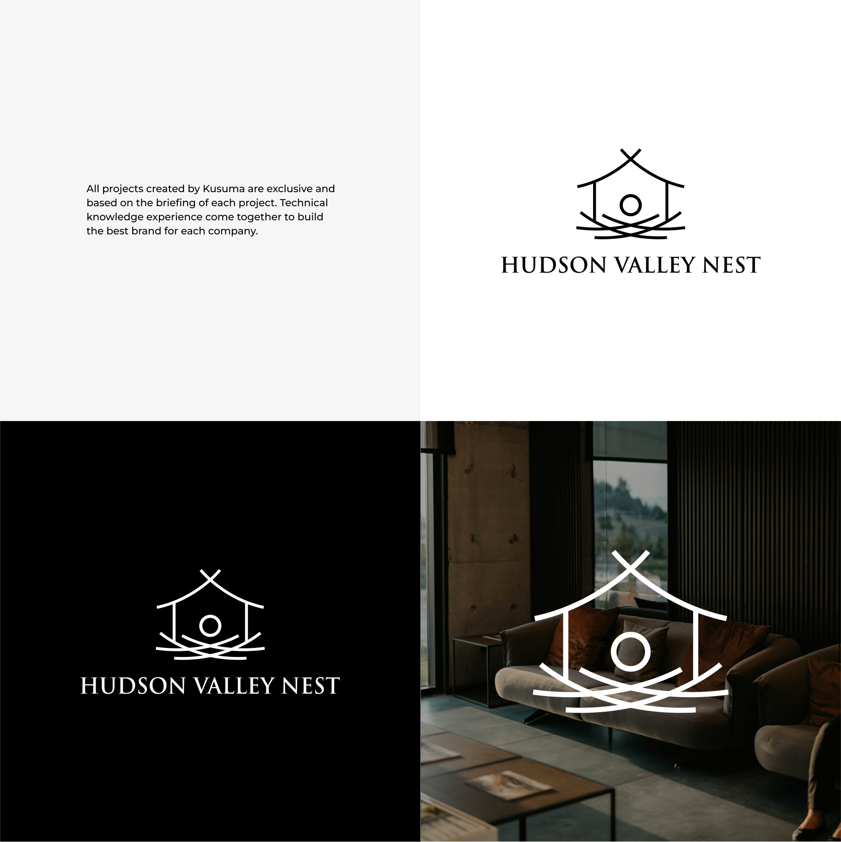 Logo Design by Kusuma Studio for Hudson Valley Nest | Design #34055840