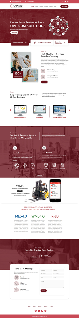 Web Design par M79 pour Quadrivium Srl | Design : #34059970