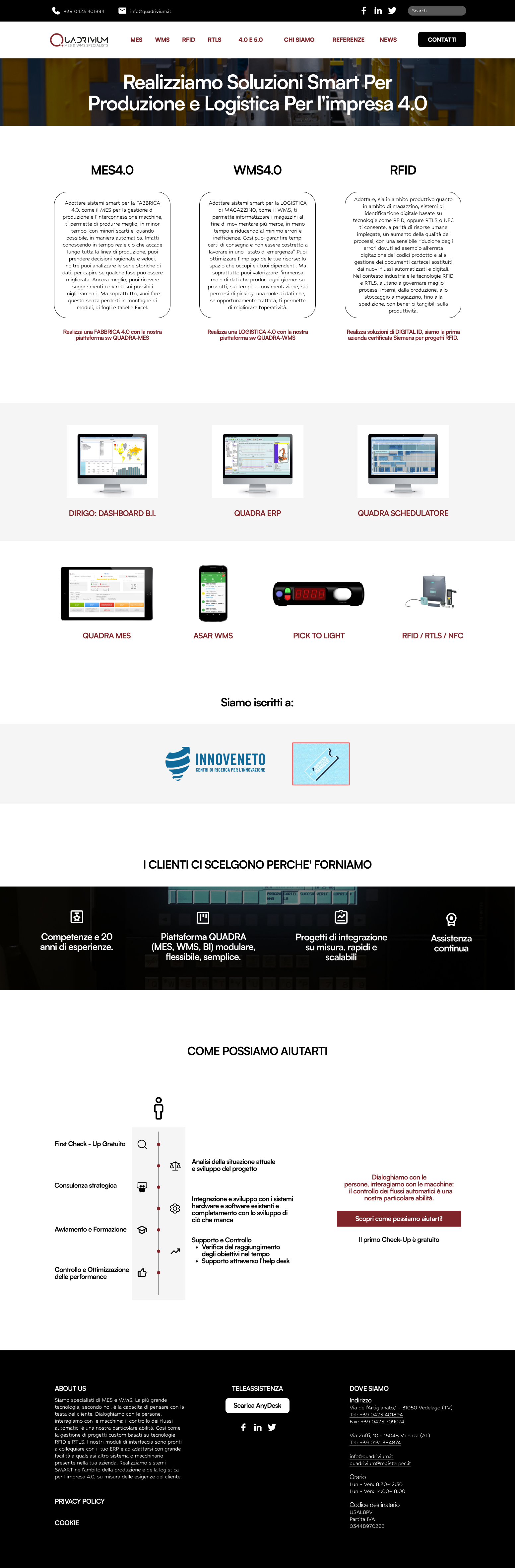 Diseño Web por DbelWalid para Quadrivium Srl | Diseño #34057407