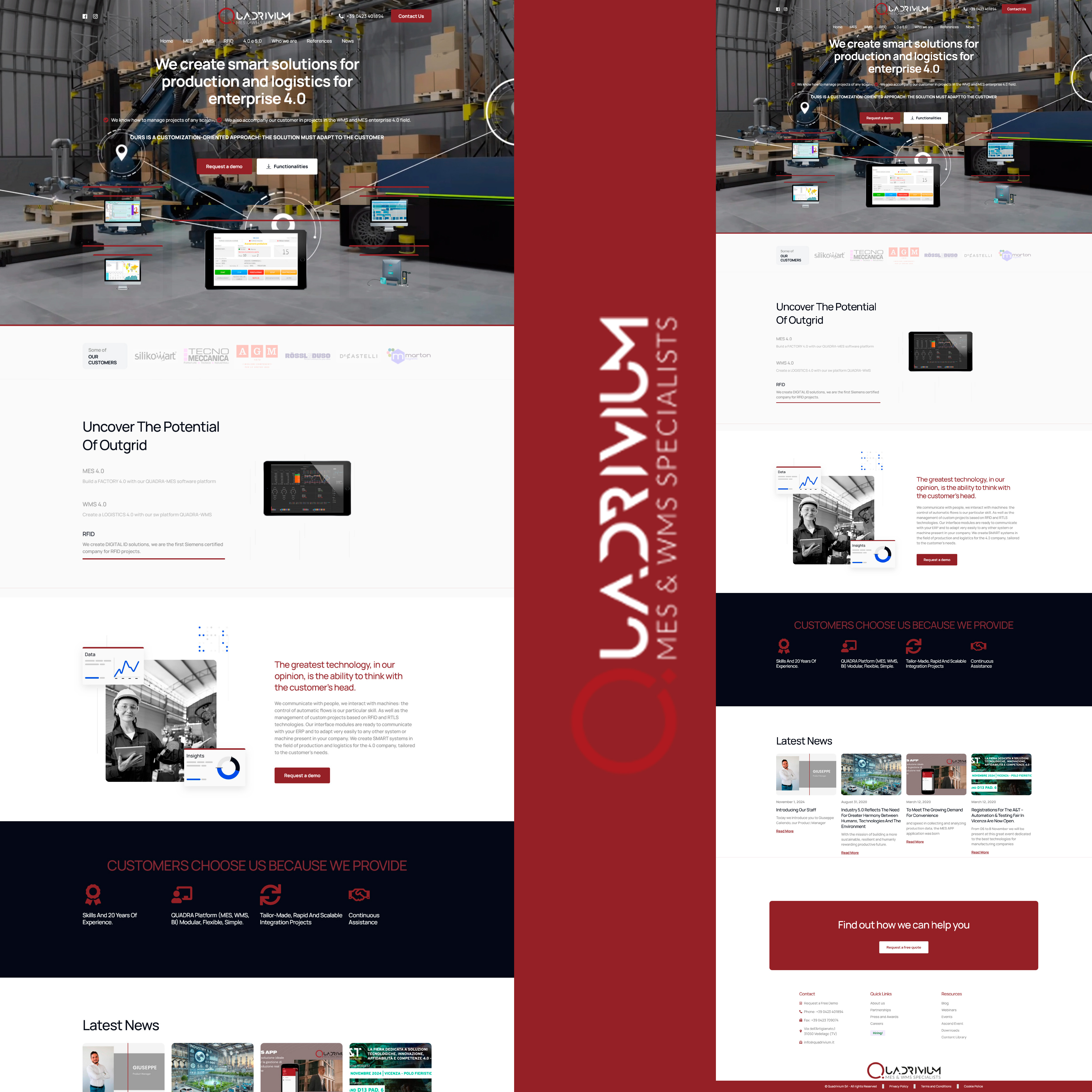 Web Design by DB_Design for Quadrivium Srl | Design #34058294