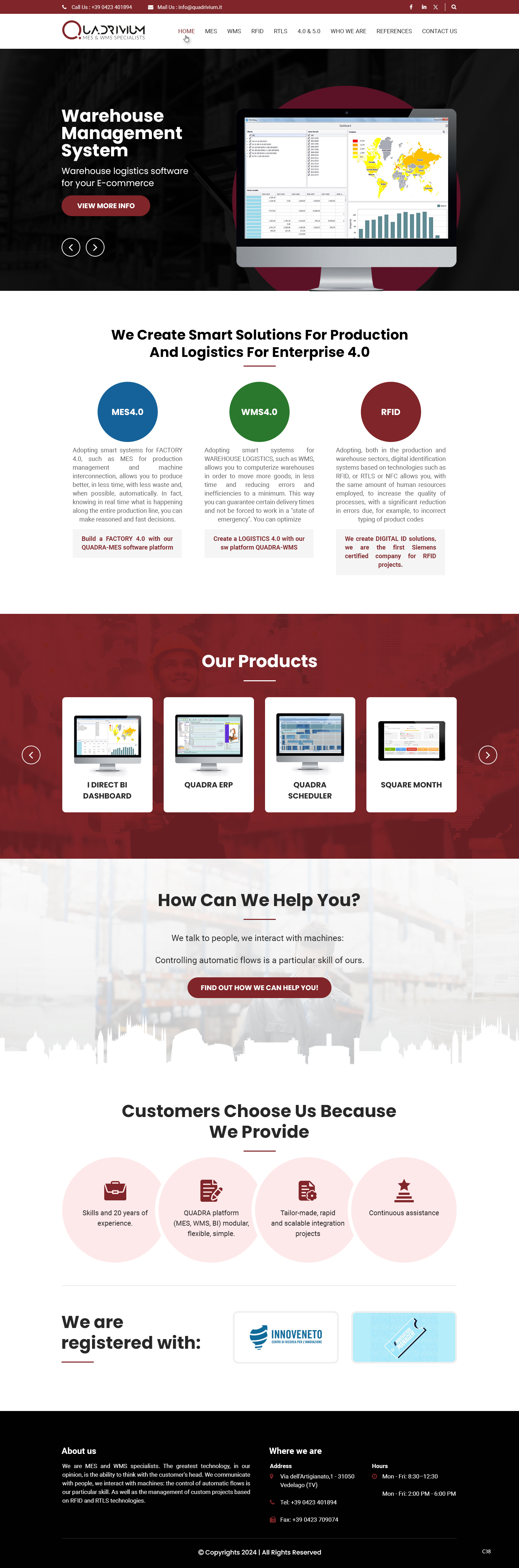 Web Design par pb pour Quadrivium Srl | Design #34065434