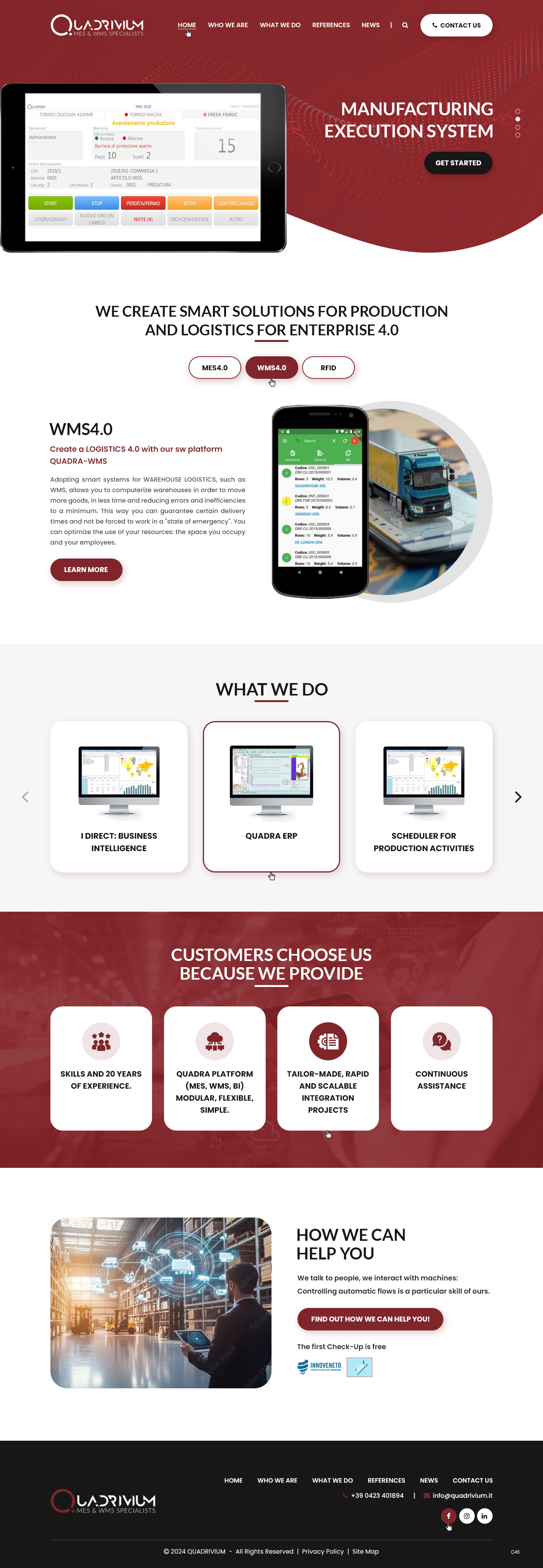 Web Design par pb pour Quadrivium Srl | Design #34065436