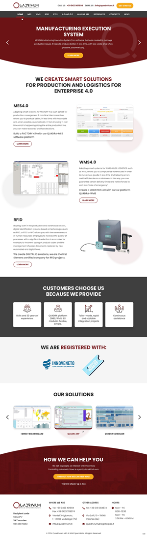 Diseño Web por pb para Quadrivium Srl | Diseño: #34065437